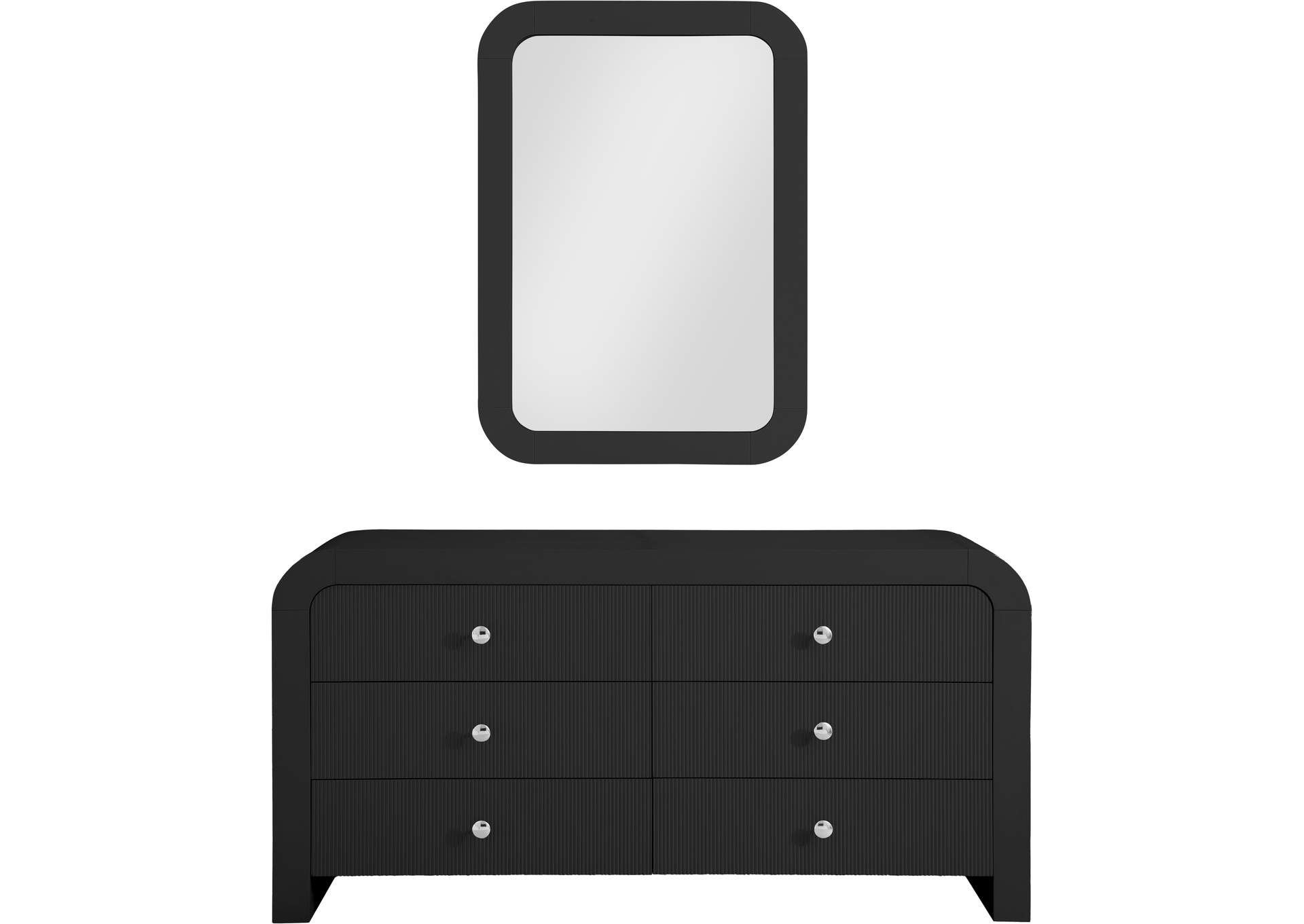 Artisto Black Mirror,Meridian Furniture