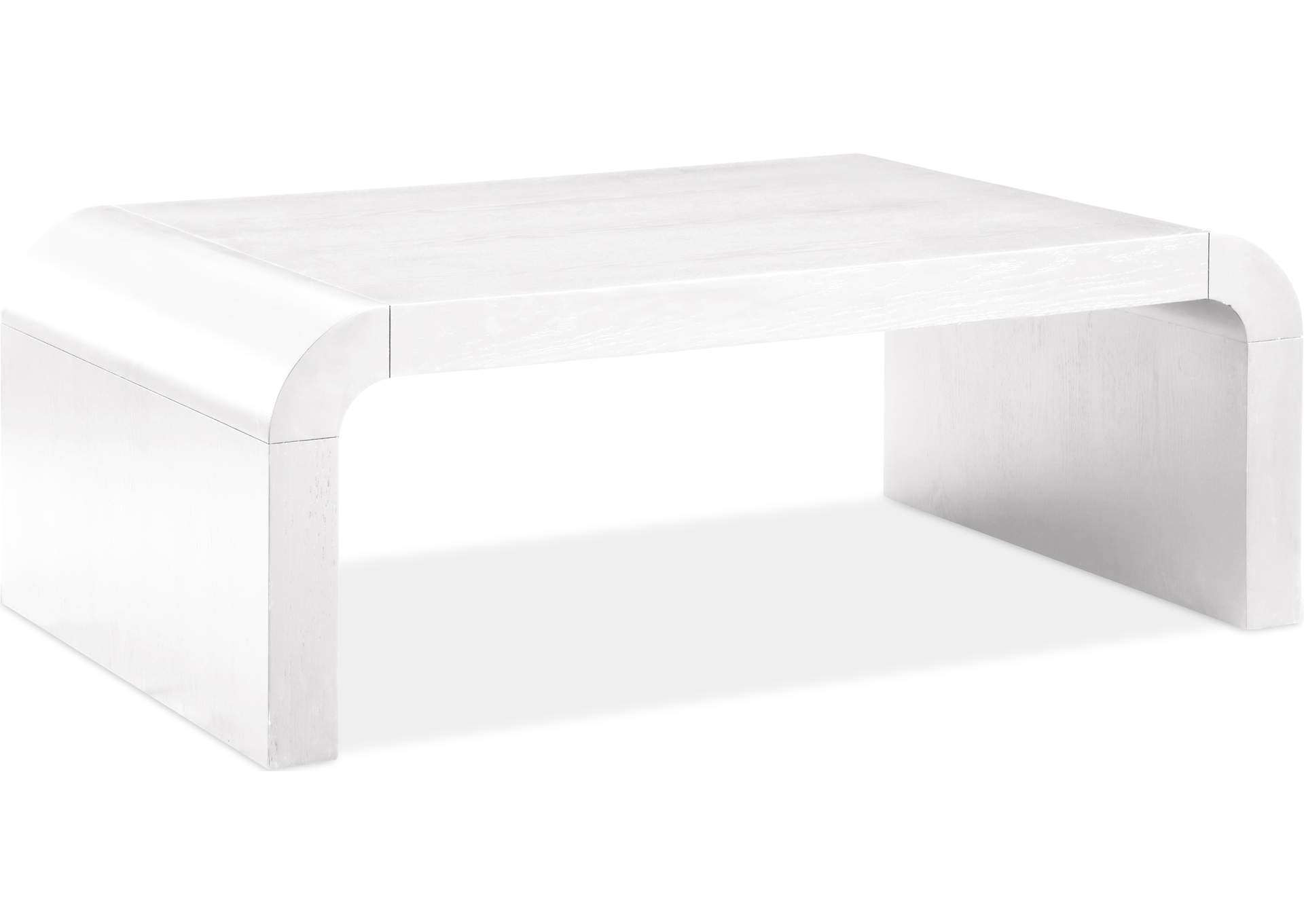 Artisto White Coffee Table,Meridian Furniture