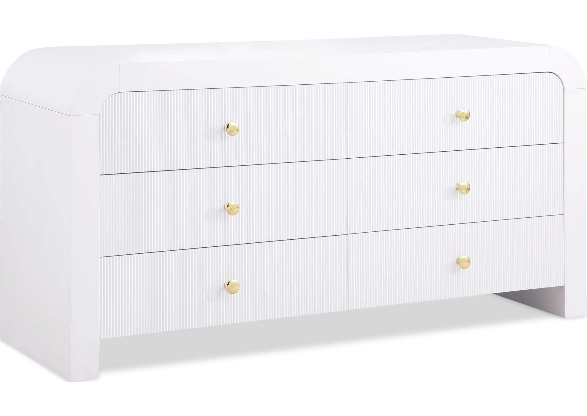 Artisto White Dresser,Meridian Furniture