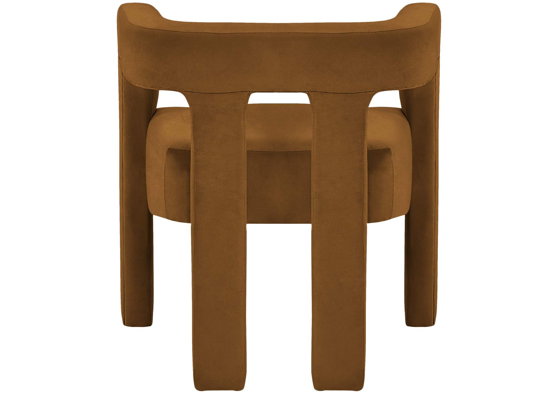 Athena Saddle Velvet Dining Chair,Meridian Furniture