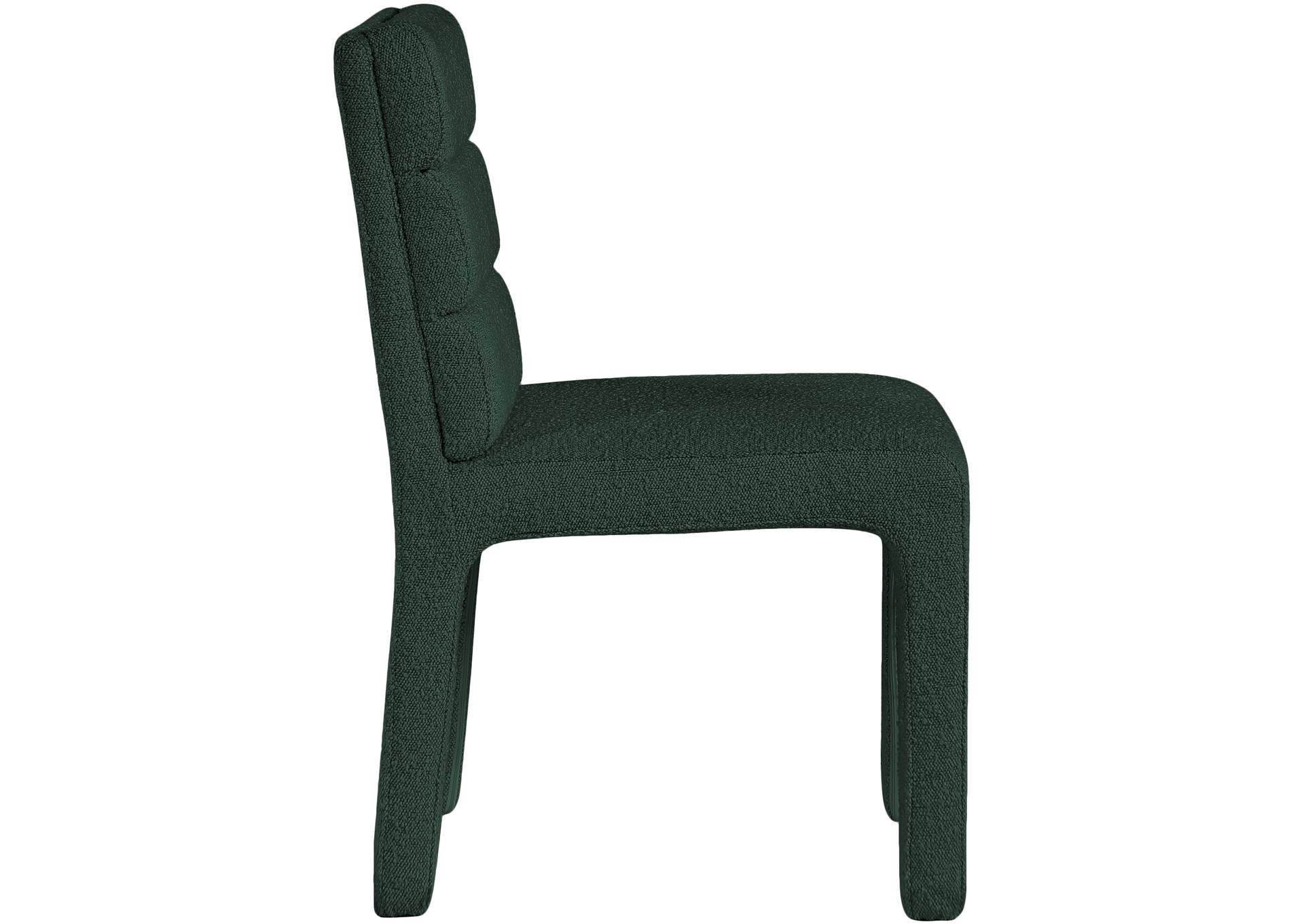 Kai Green Boucle Fabric Dining Chair Set of 2,Meridian Furniture