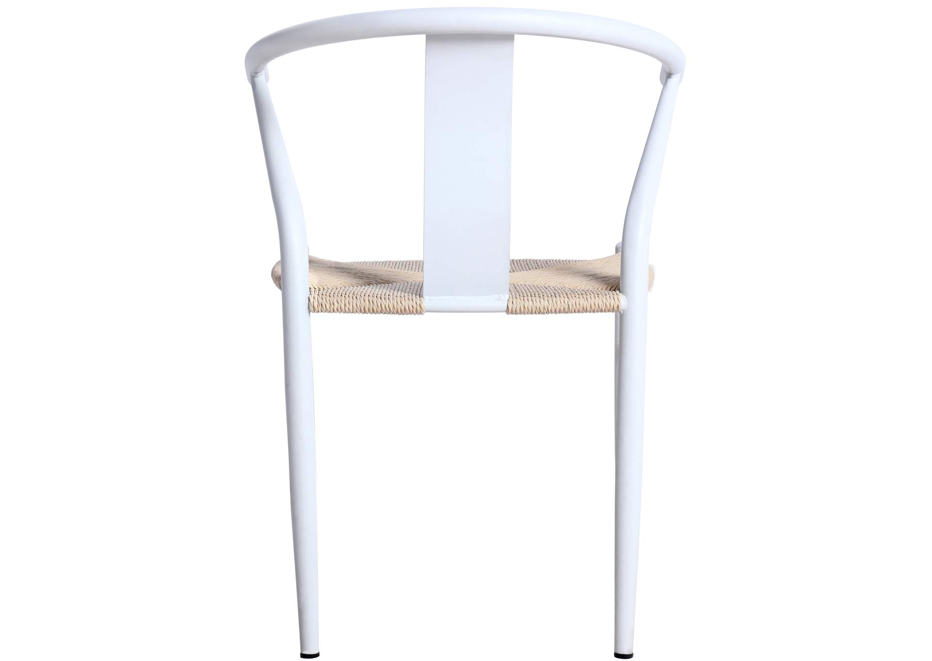 Beck Beige Hand Woven Rope Dining Chair Set of 2,Meridian Furniture