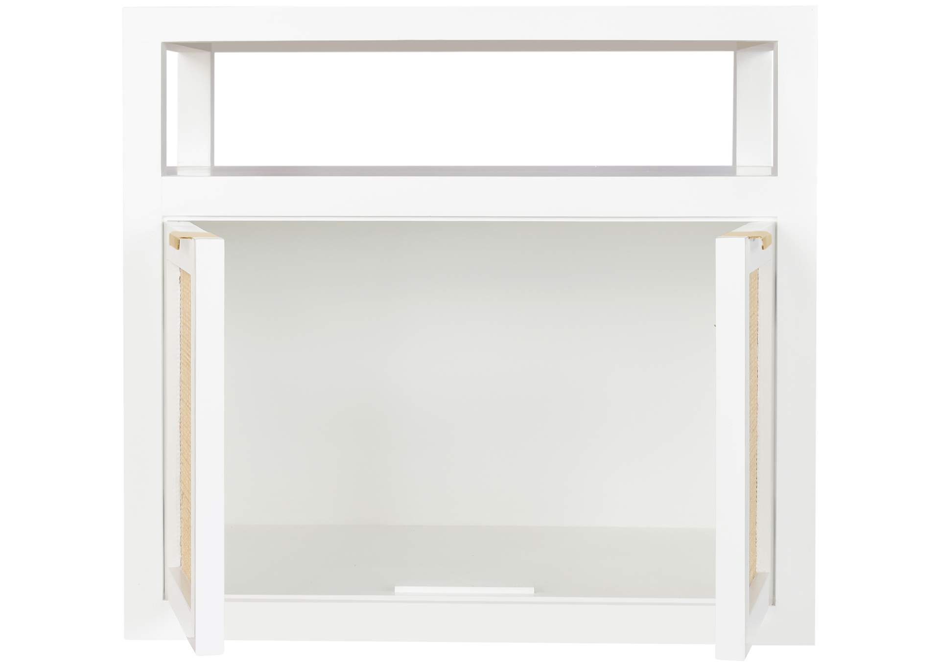 Cambria White Night Stand,Meridian Furniture