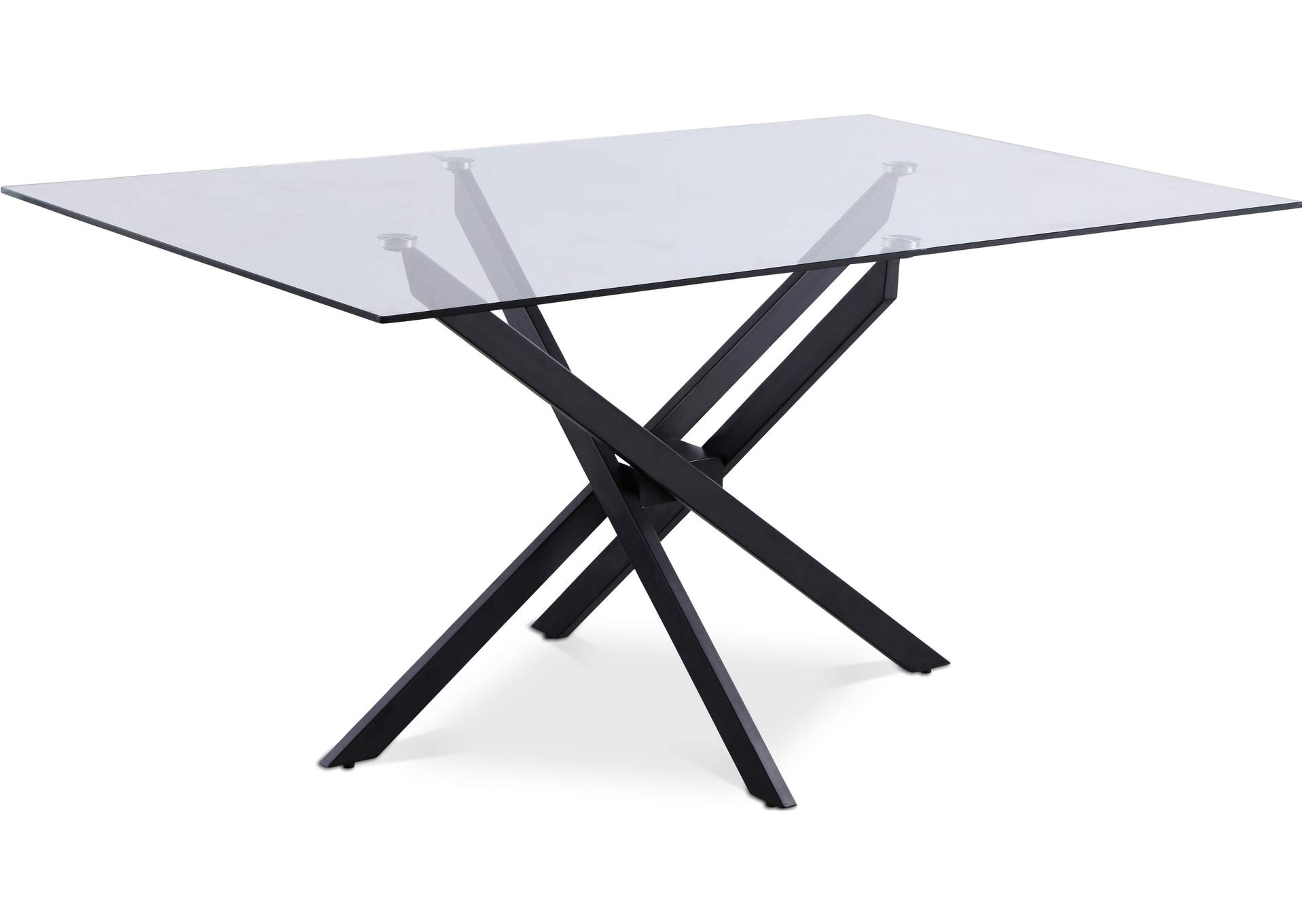 Xander Matte Black Dining Table,Meridian Furniture