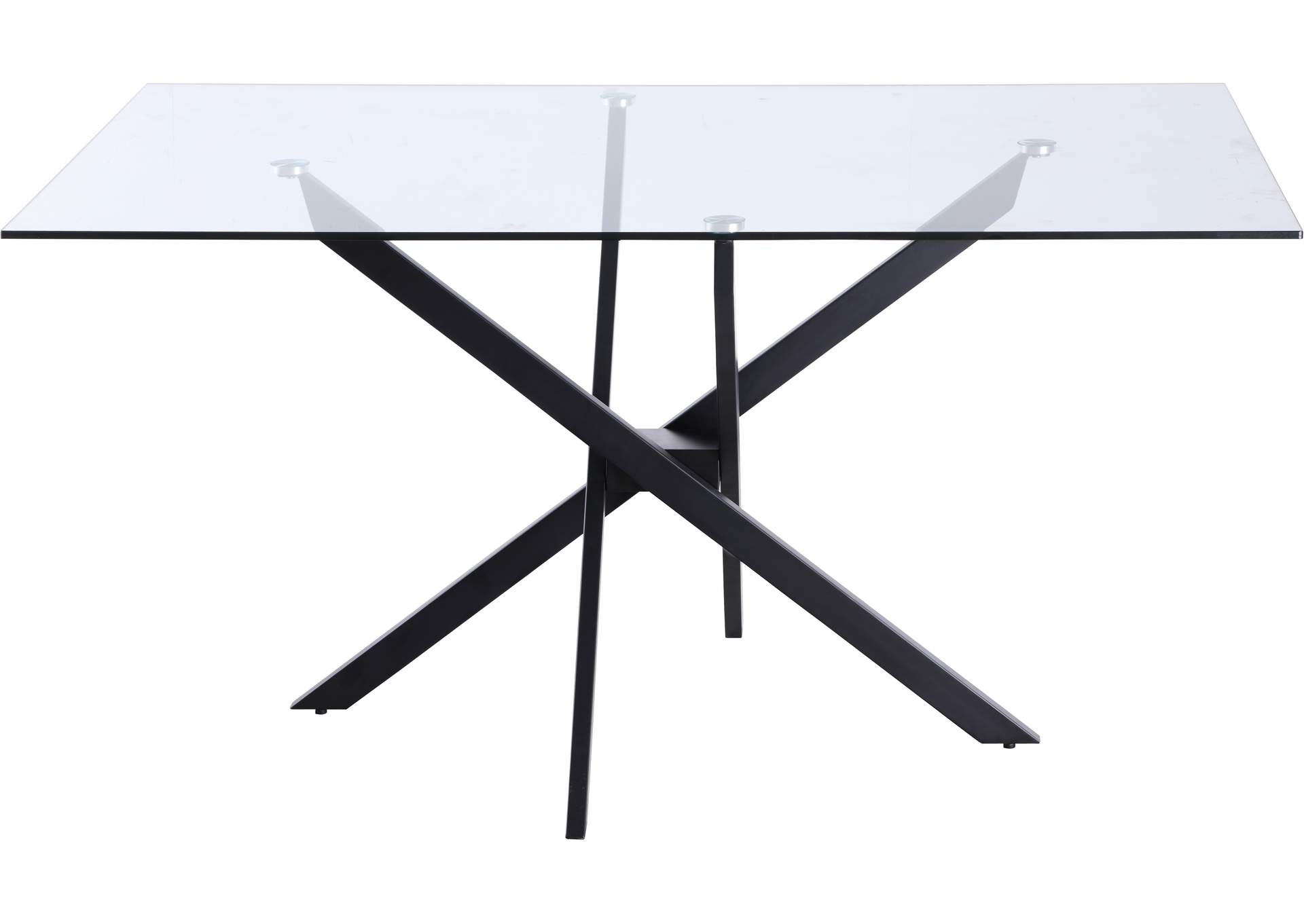 Xander Matte Black Dining Table,Meridian Furniture