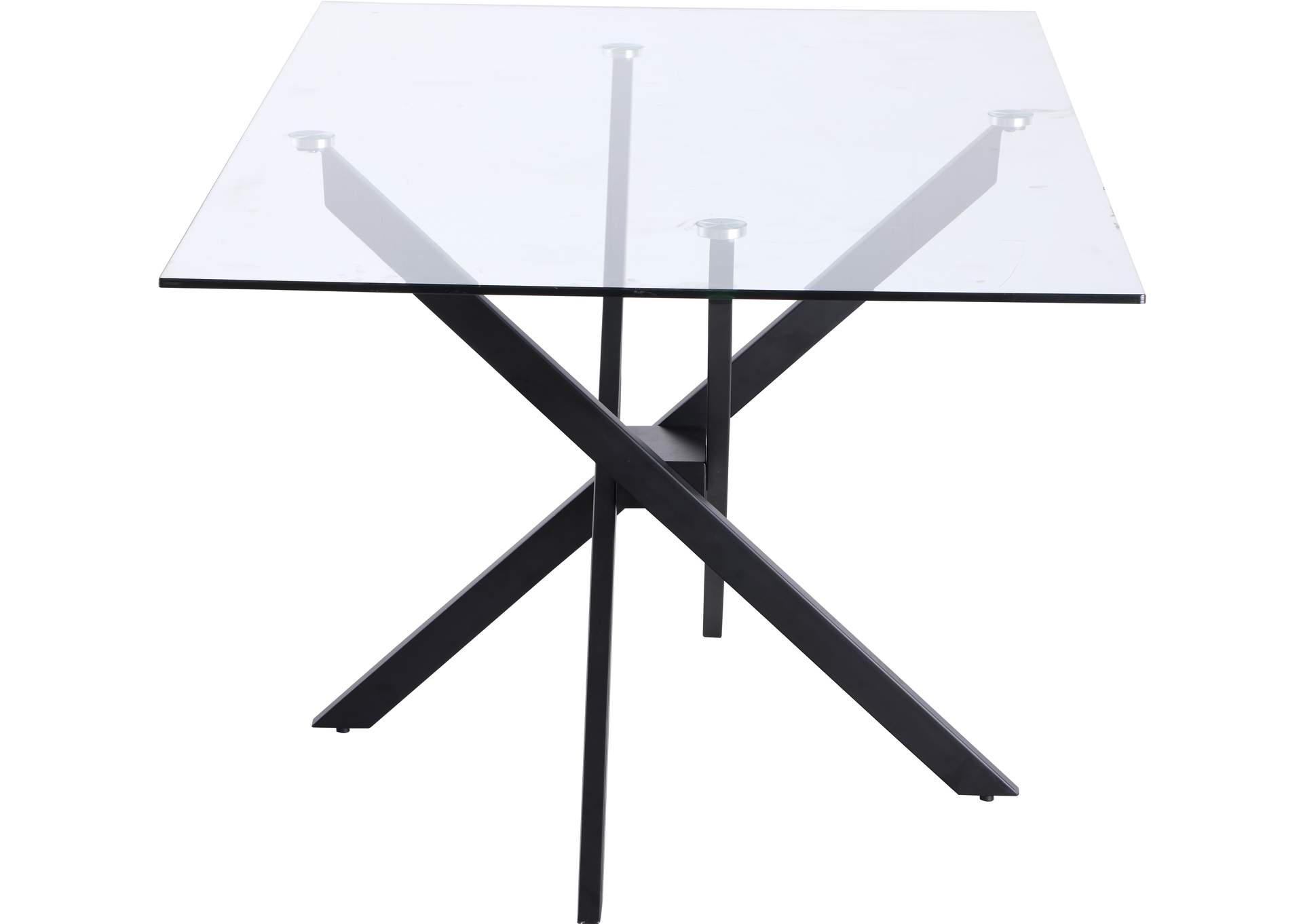 Xander Matte Black Dining Table,Meridian Furniture