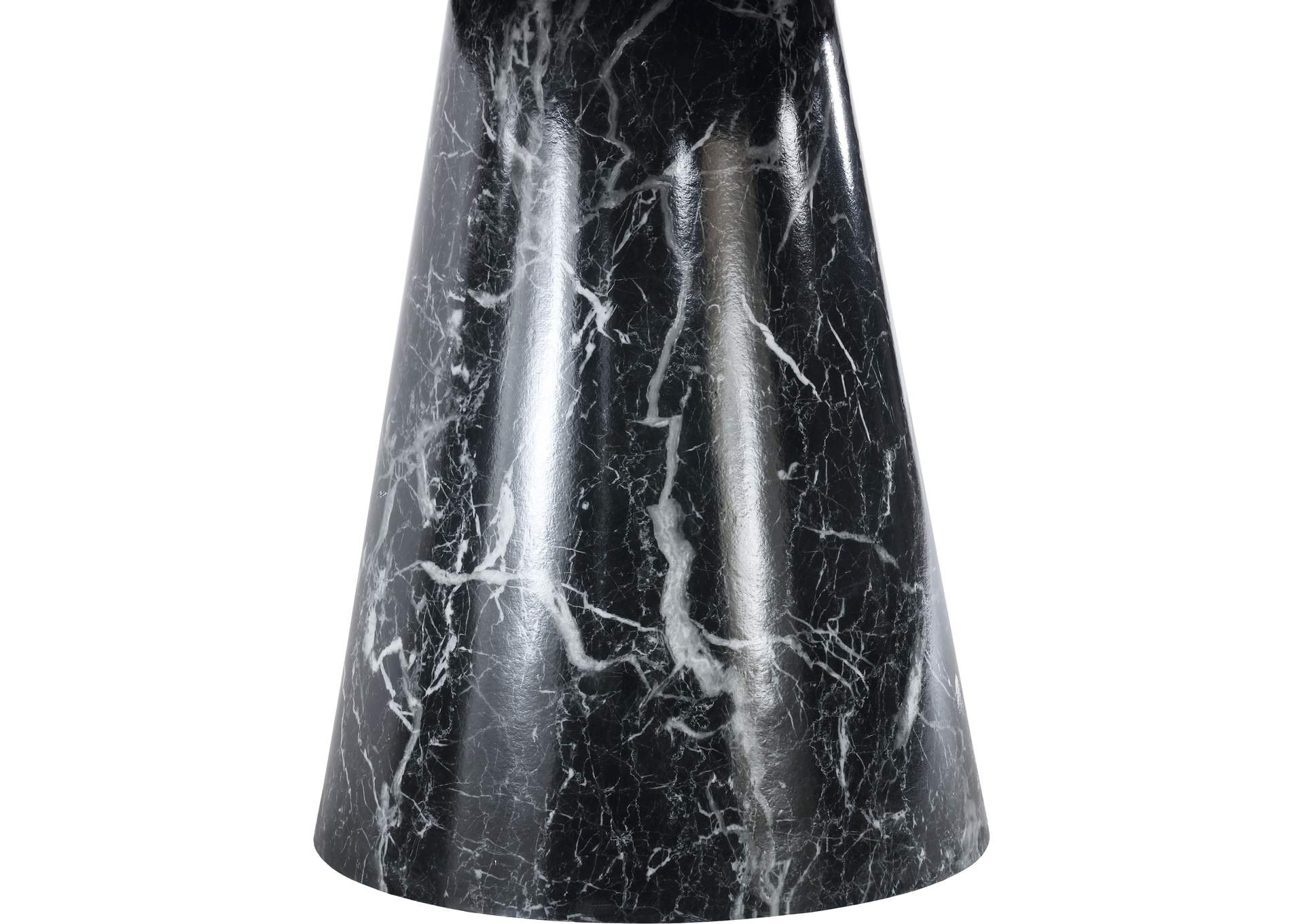 Omni Black Faux Marble Dining Table,Meridian Furniture