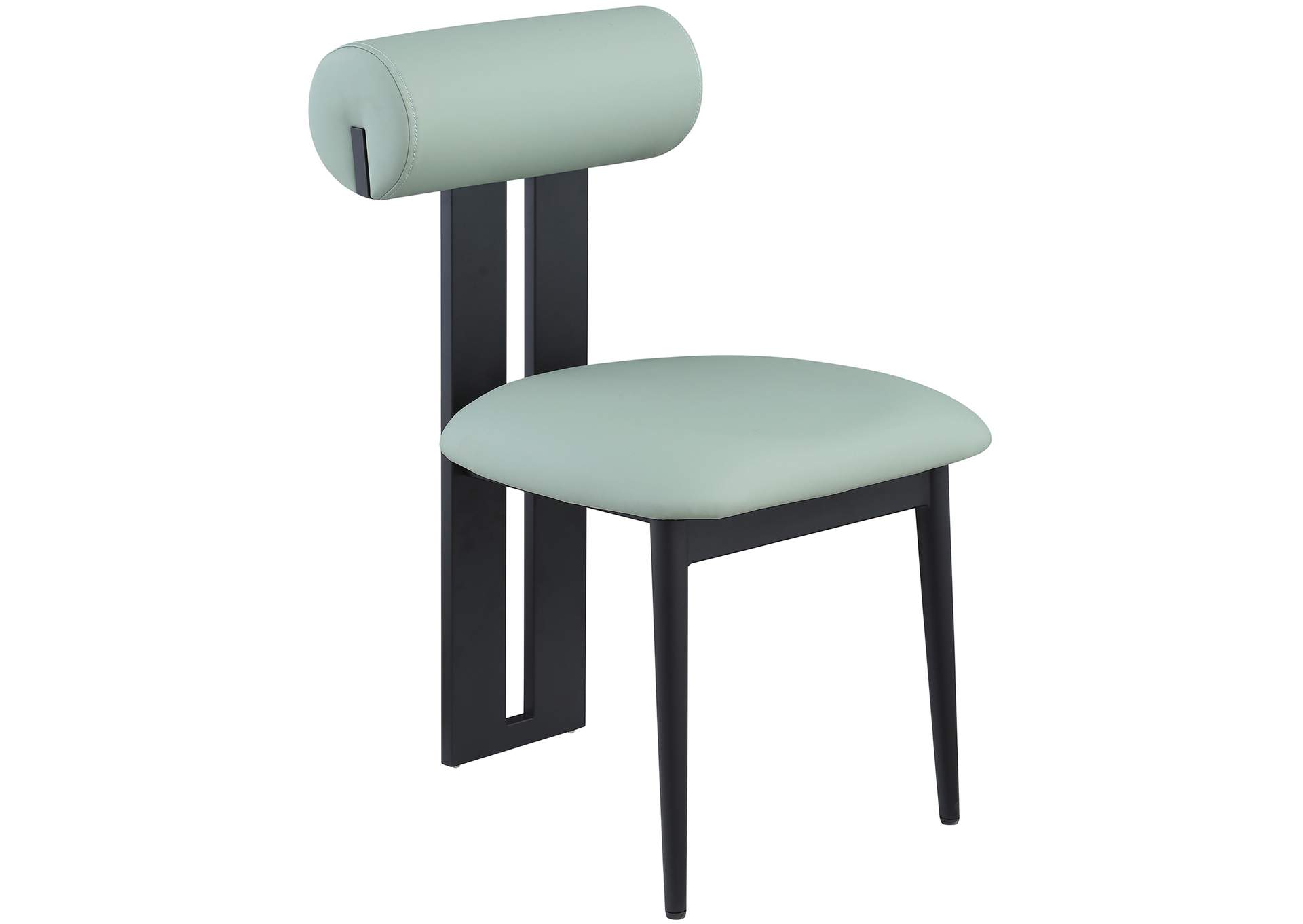 Dario Mint Faux Leather Dining Chair Set of 2,Meridian Furniture