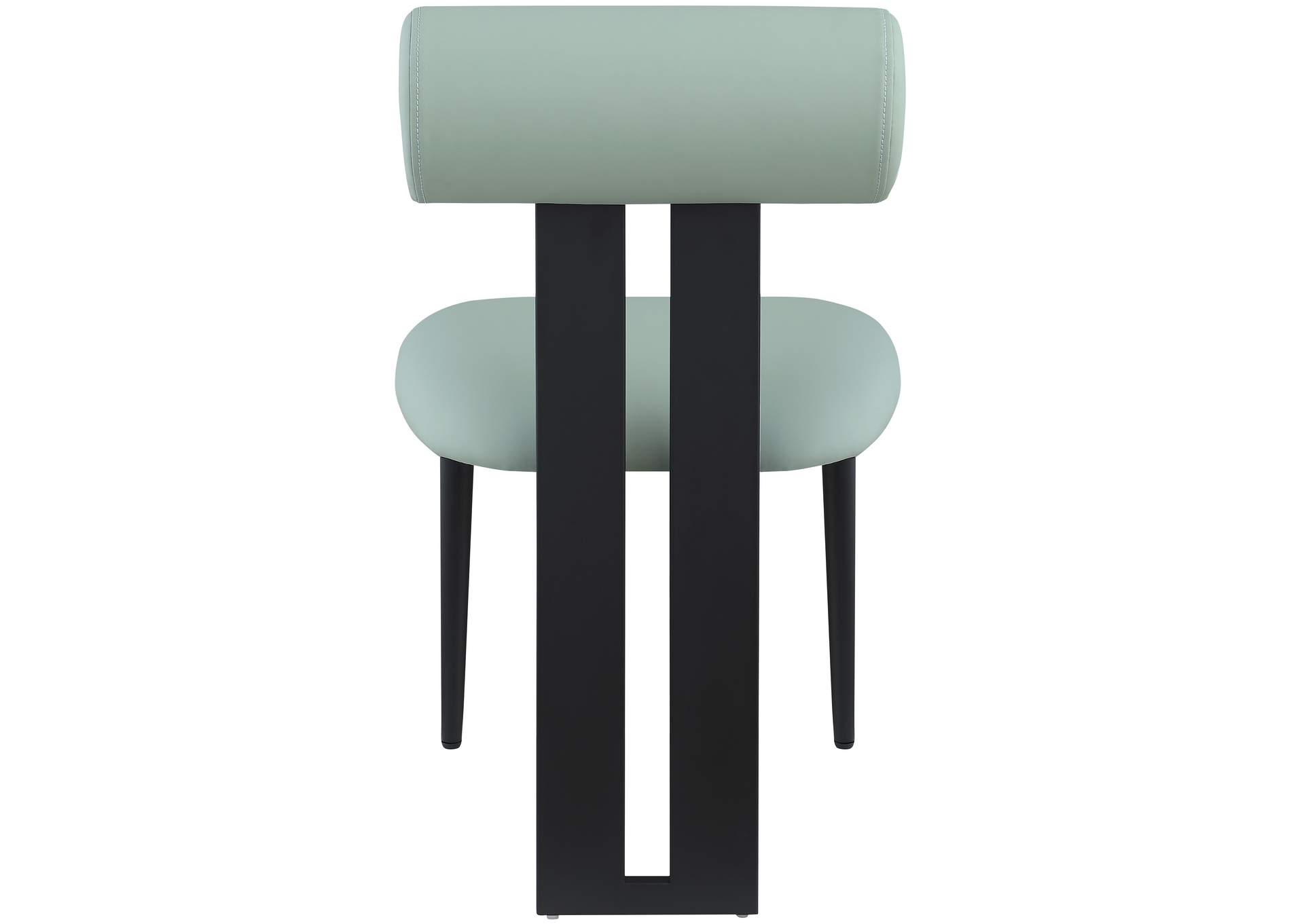 Dario Mint Faux Leather Dining Chair Set of 2,Meridian Furniture