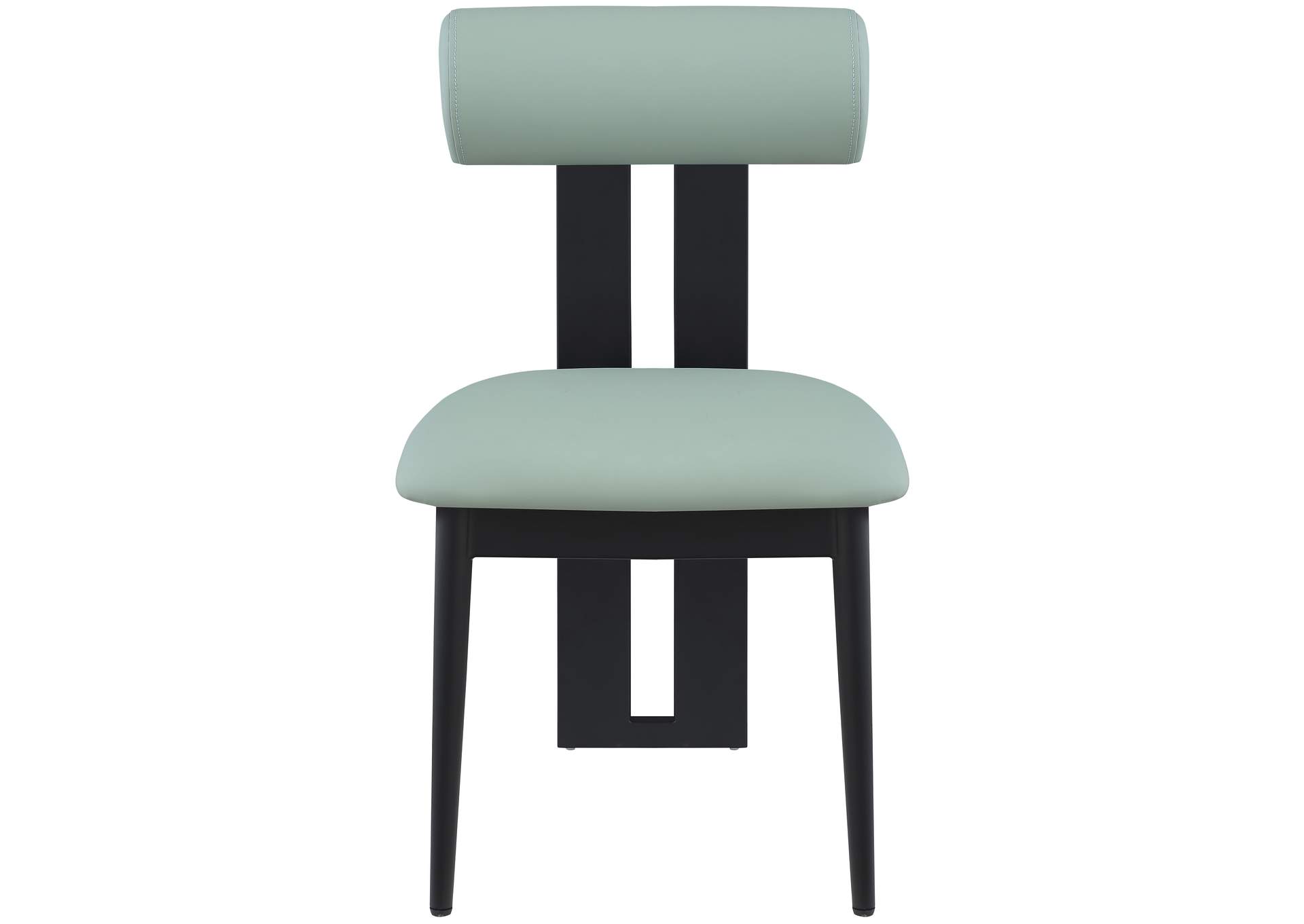 Dario Mint Faux Leather Dining Chair Set of 2,Meridian Furniture