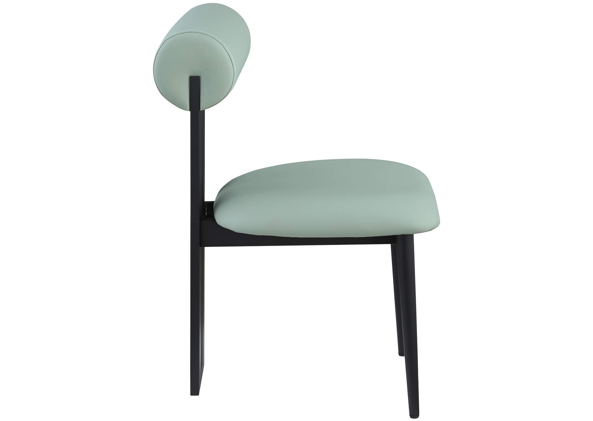 Dario Mint Faux Leather Dining Chair Set of 2,Meridian Furniture