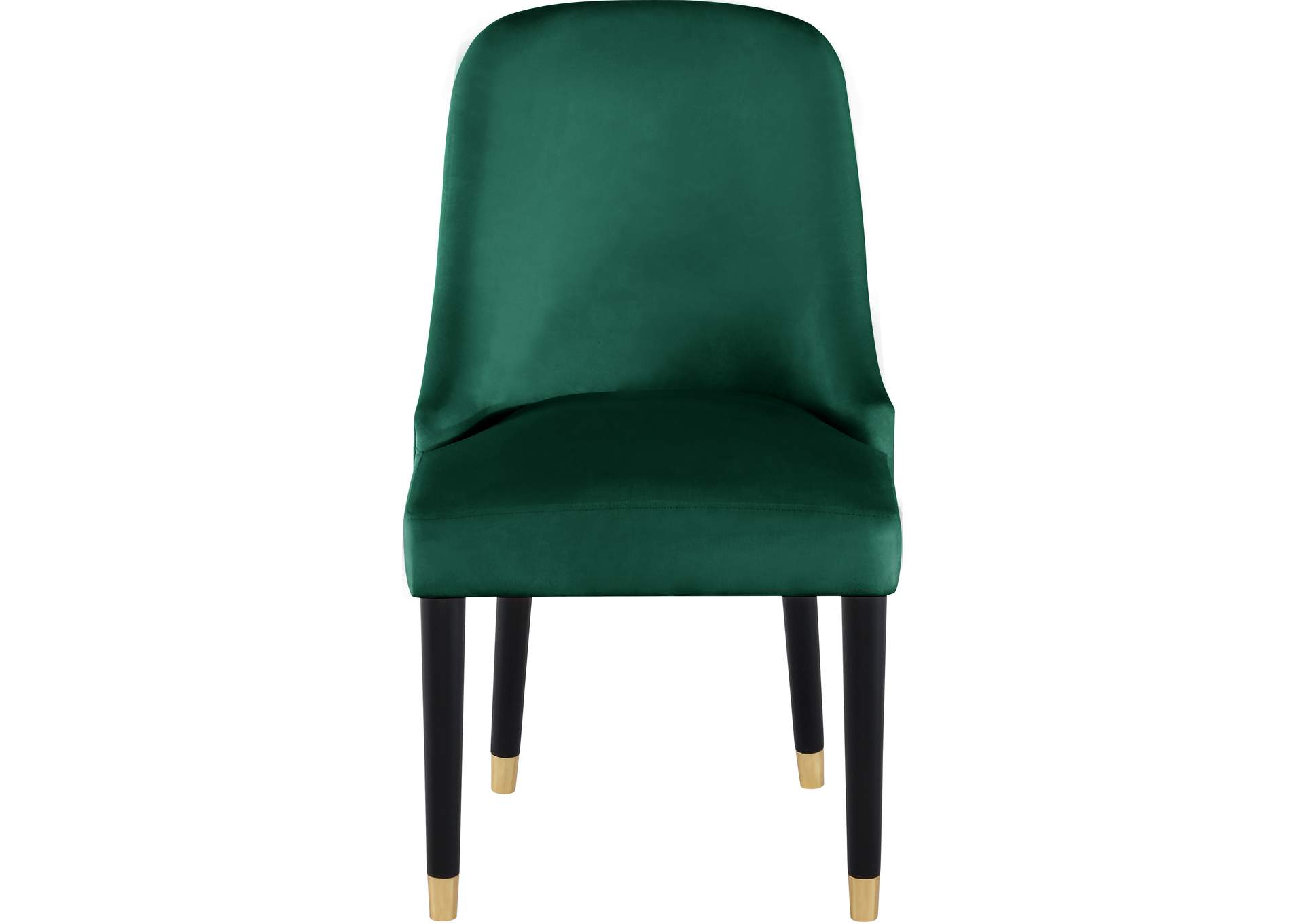 Omni Green Velvet Dining Chair Set of 2,Meridian Furniture