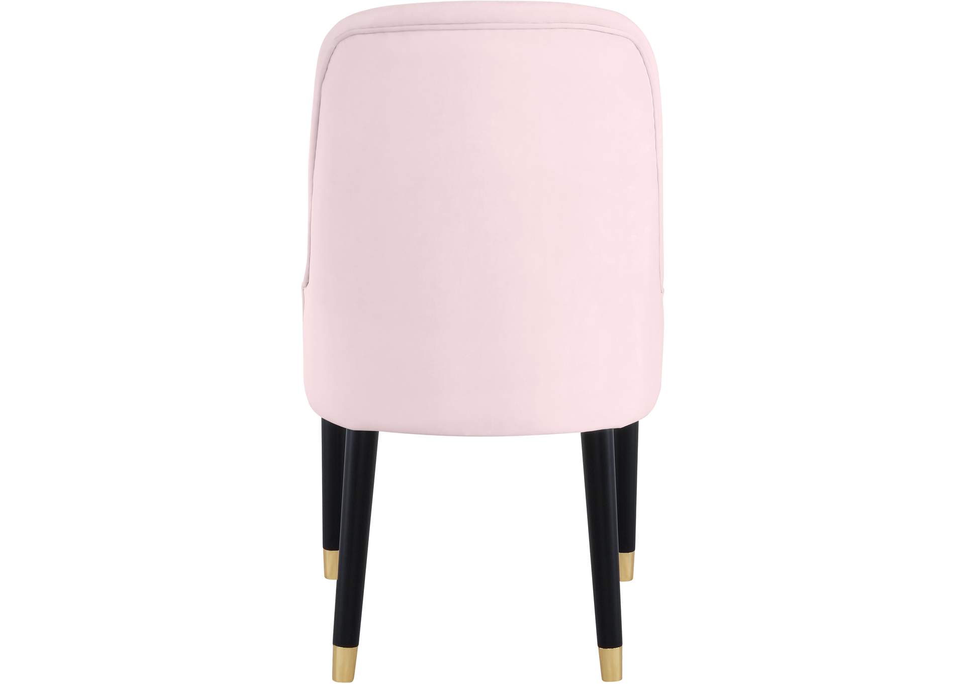 Omni Pink Velvet Dining Chair,Meridian Furniture