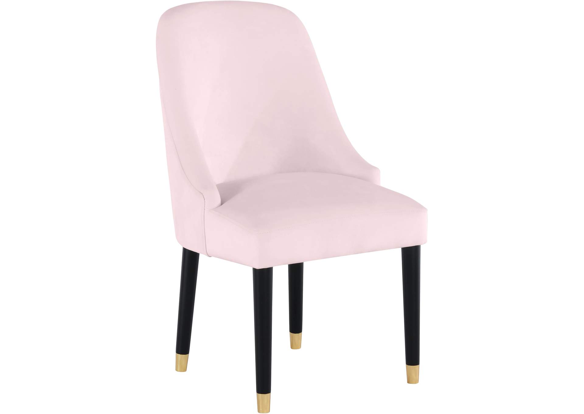 Omni Pink Velvet Dining Chair,Meridian Furniture