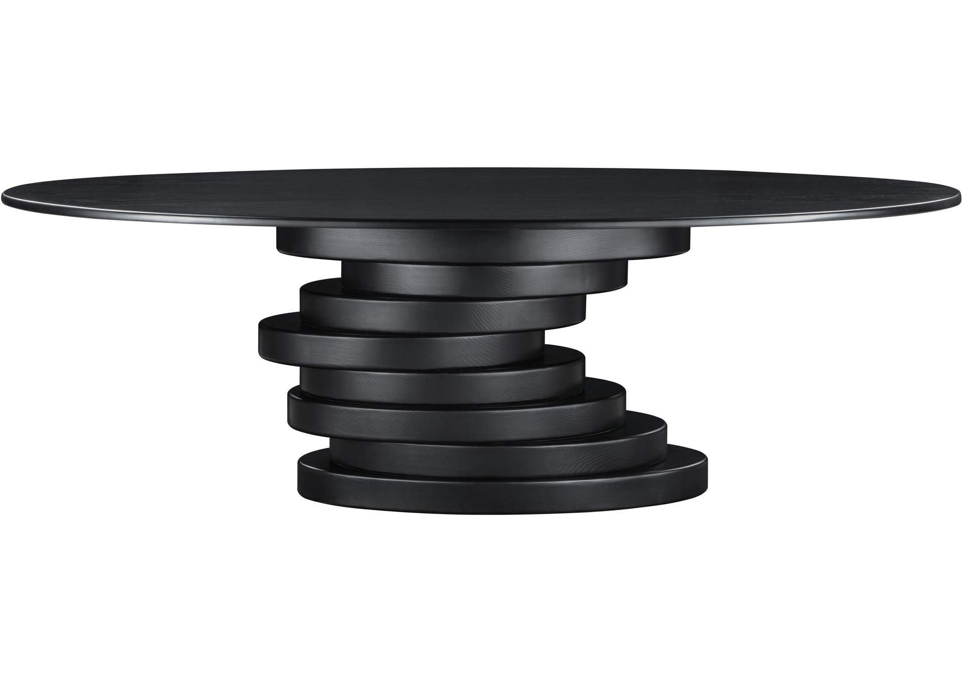 Moriah Black Dining Table,Meridian Furniture