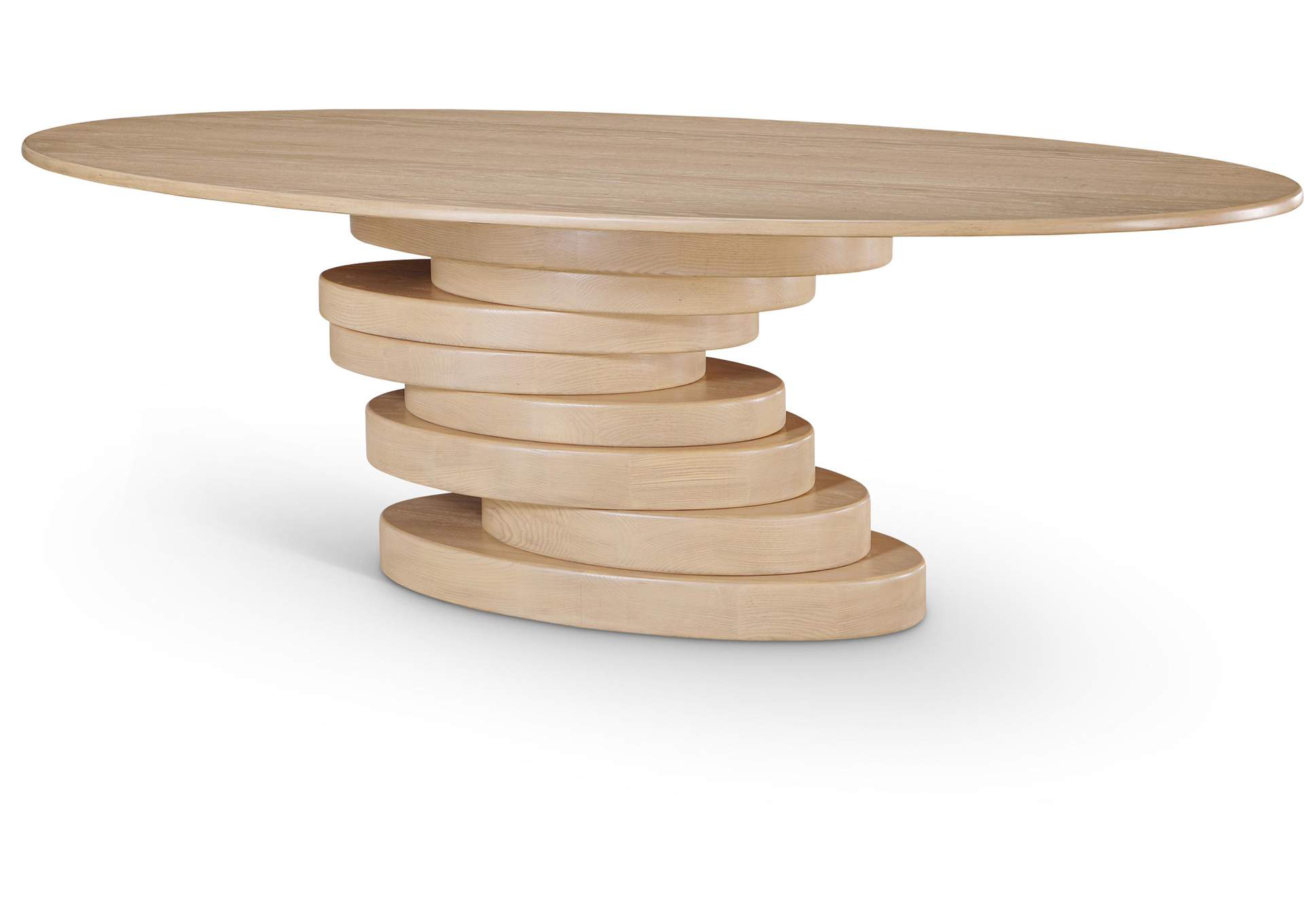 Moriah Oak Dining Table,Meridian Furniture