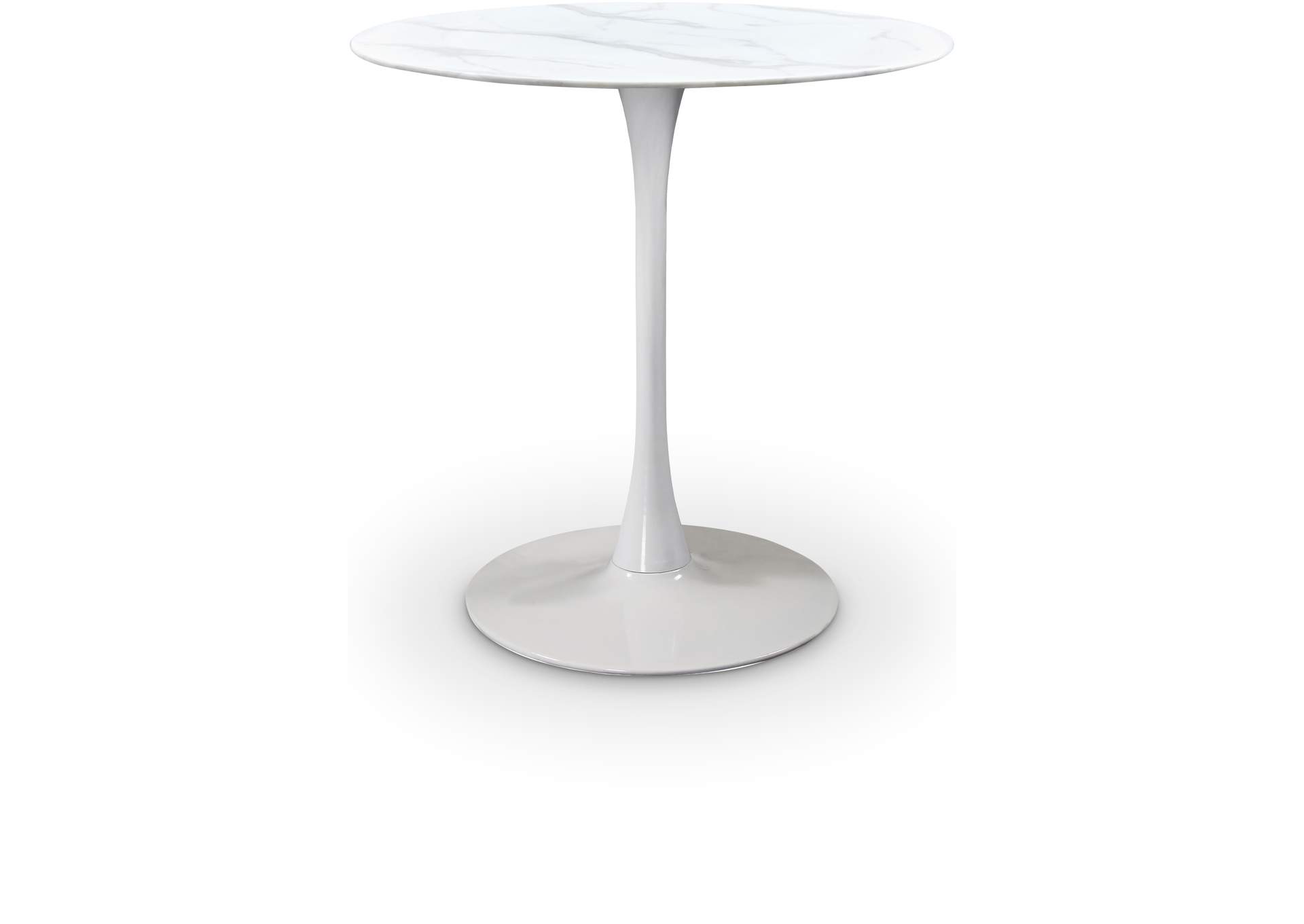 Tulip White Counter Height Table (3 Boxes),Meridian Furniture