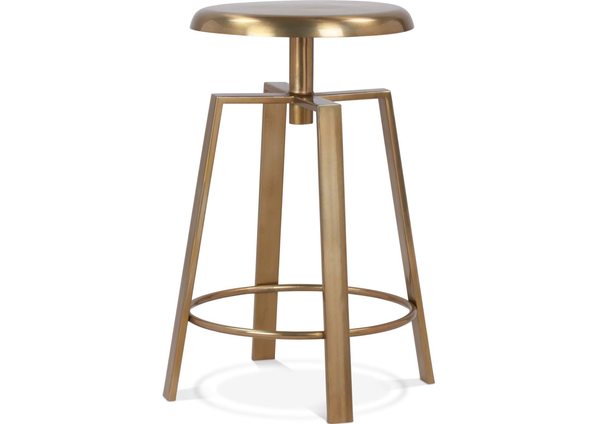 Lang Gold Iron Counter - Bar Stool,Meridian Furniture