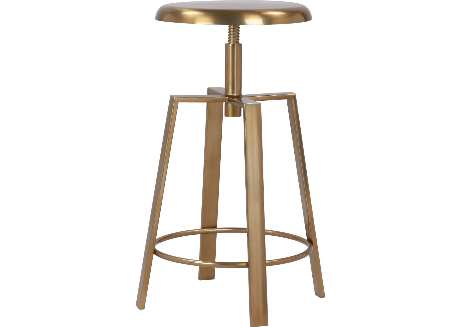 Lang Gold Iron Counter - Bar Stool,Meridian Furniture