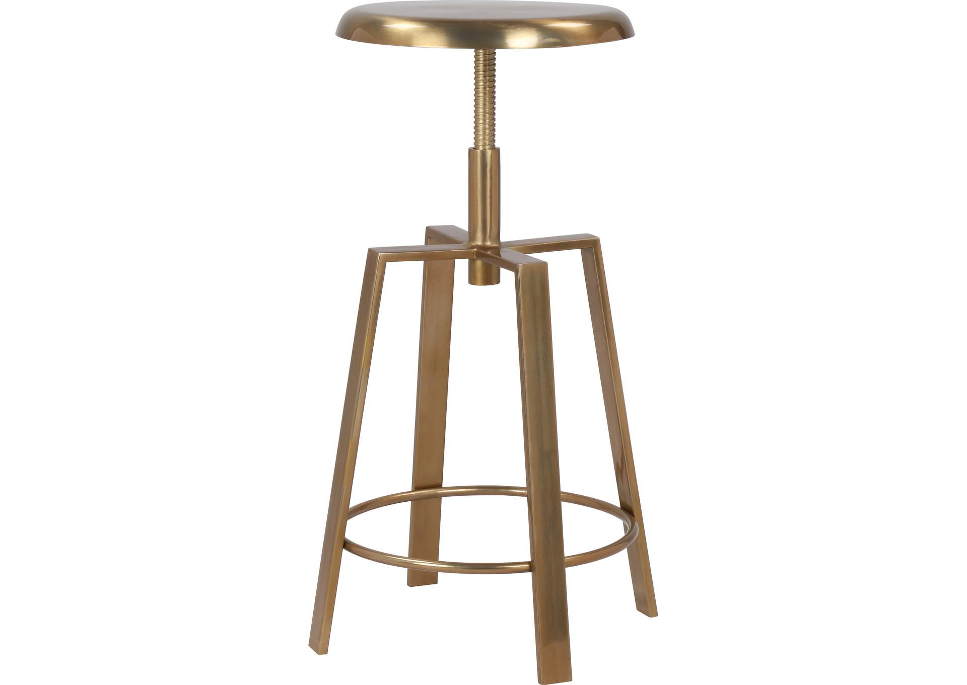 Lang Gold Iron Counter - Bar Stool,Meridian Furniture