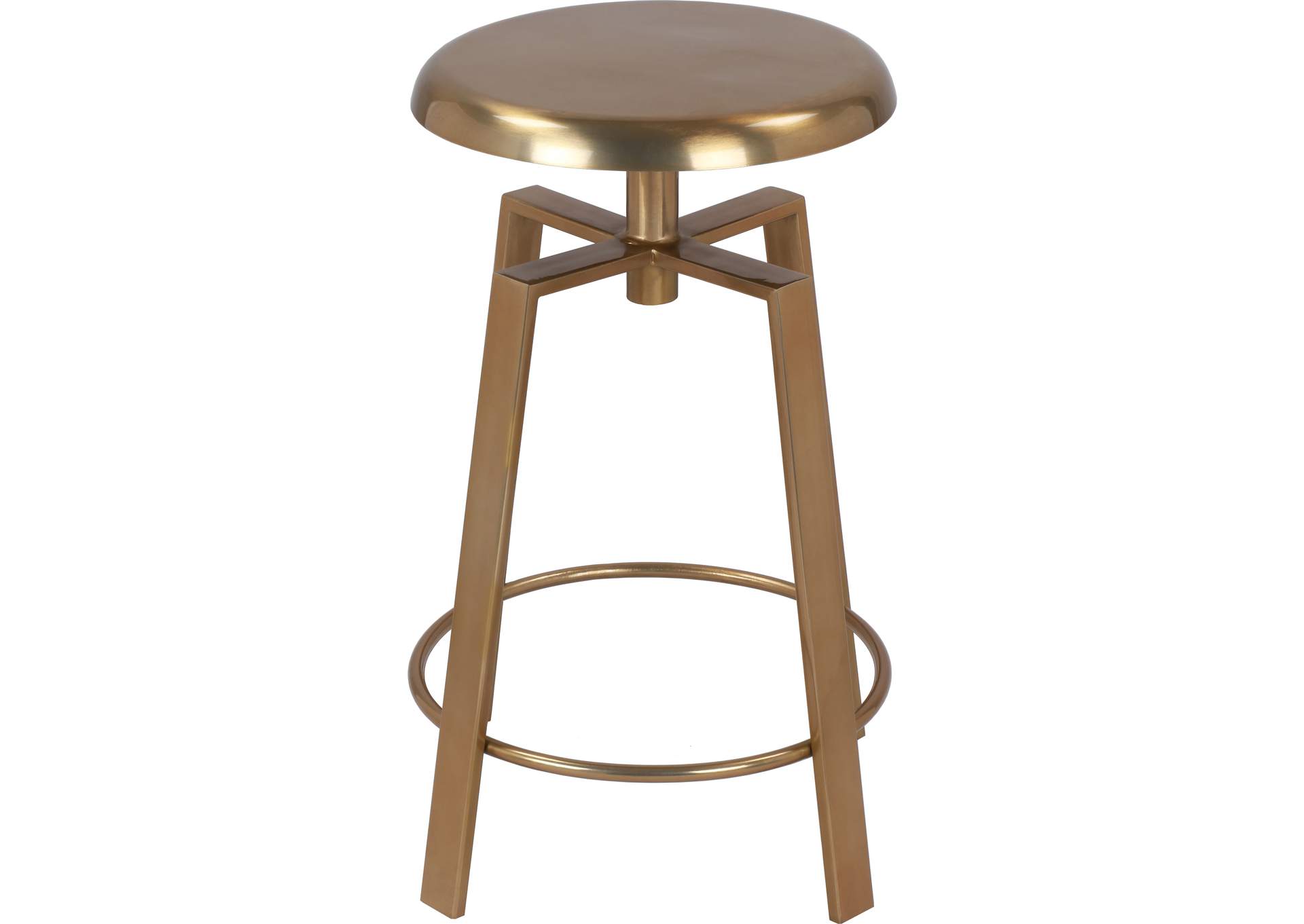 Lang Gold Iron Counter - Bar Stool,Meridian Furniture