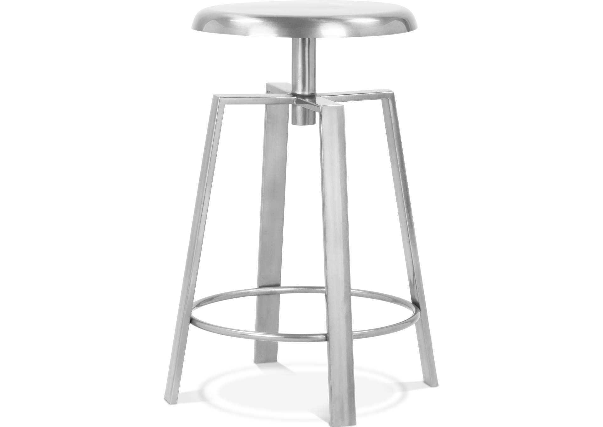 Lang Silver Iron Counter - Bar Stool,Meridian Furniture