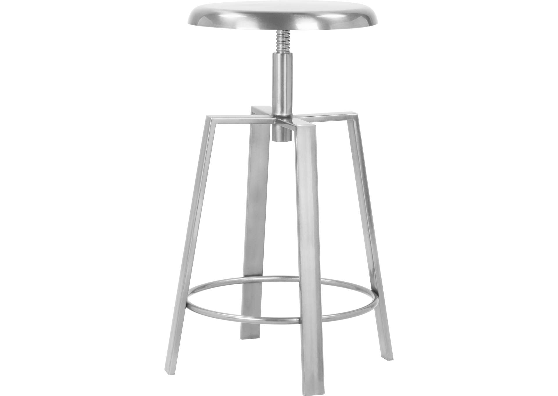 Lang Silver Iron Counter - Bar Stool,Meridian Furniture