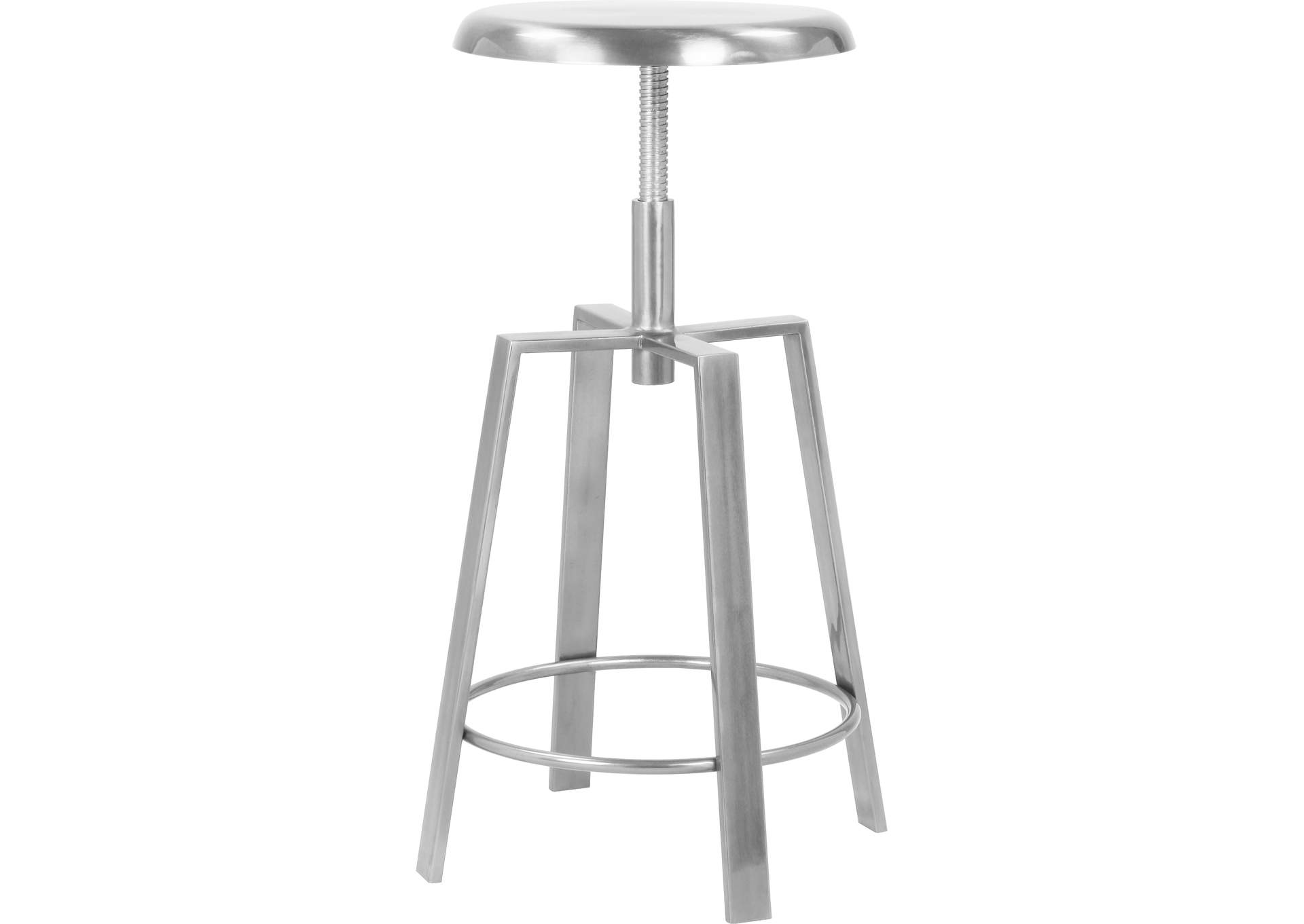 Lang Silver Iron Counter - Bar Stool,Meridian Furniture