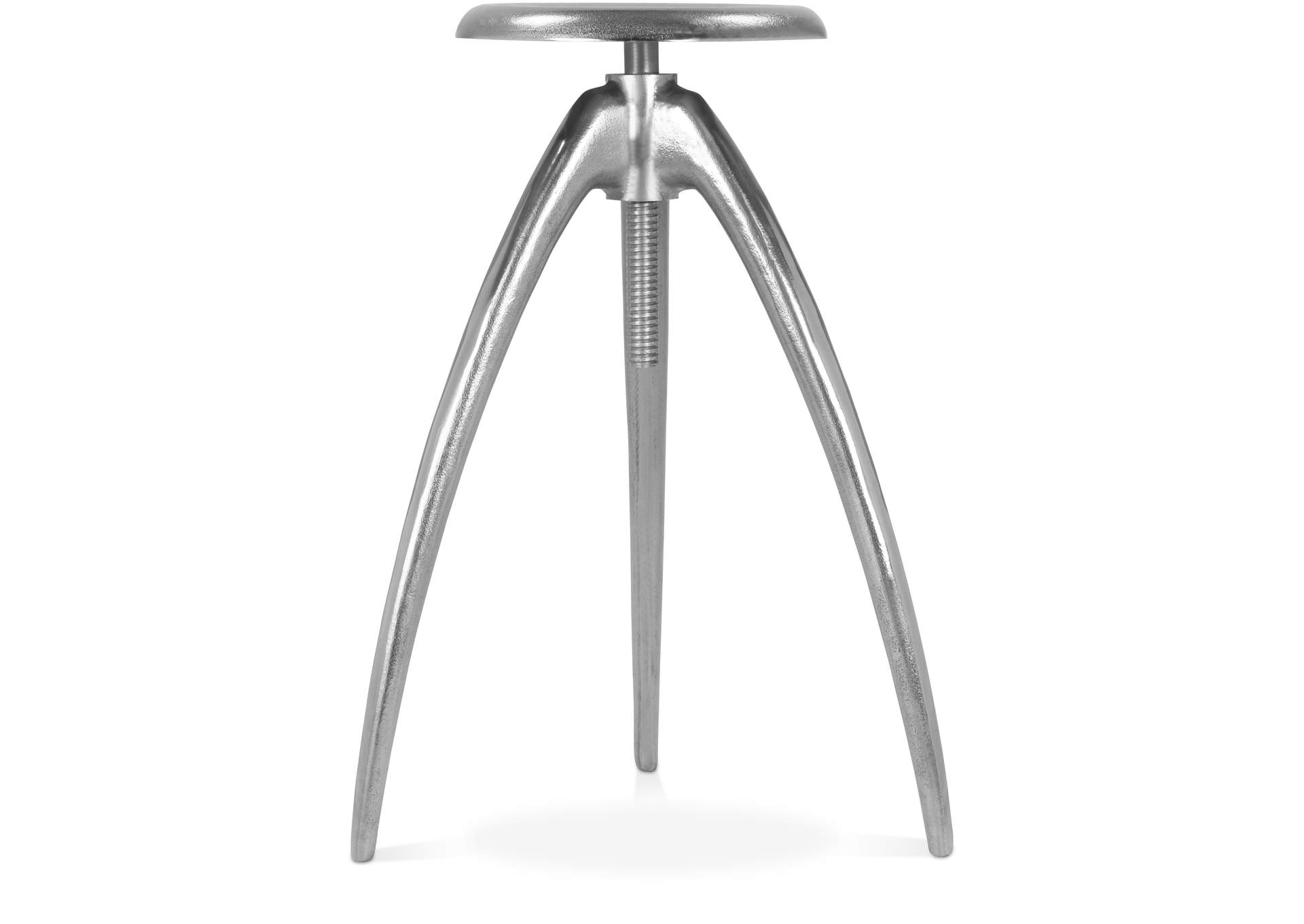 Clara Silver Aluminum Counter - Bar Stool,Meridian Furniture