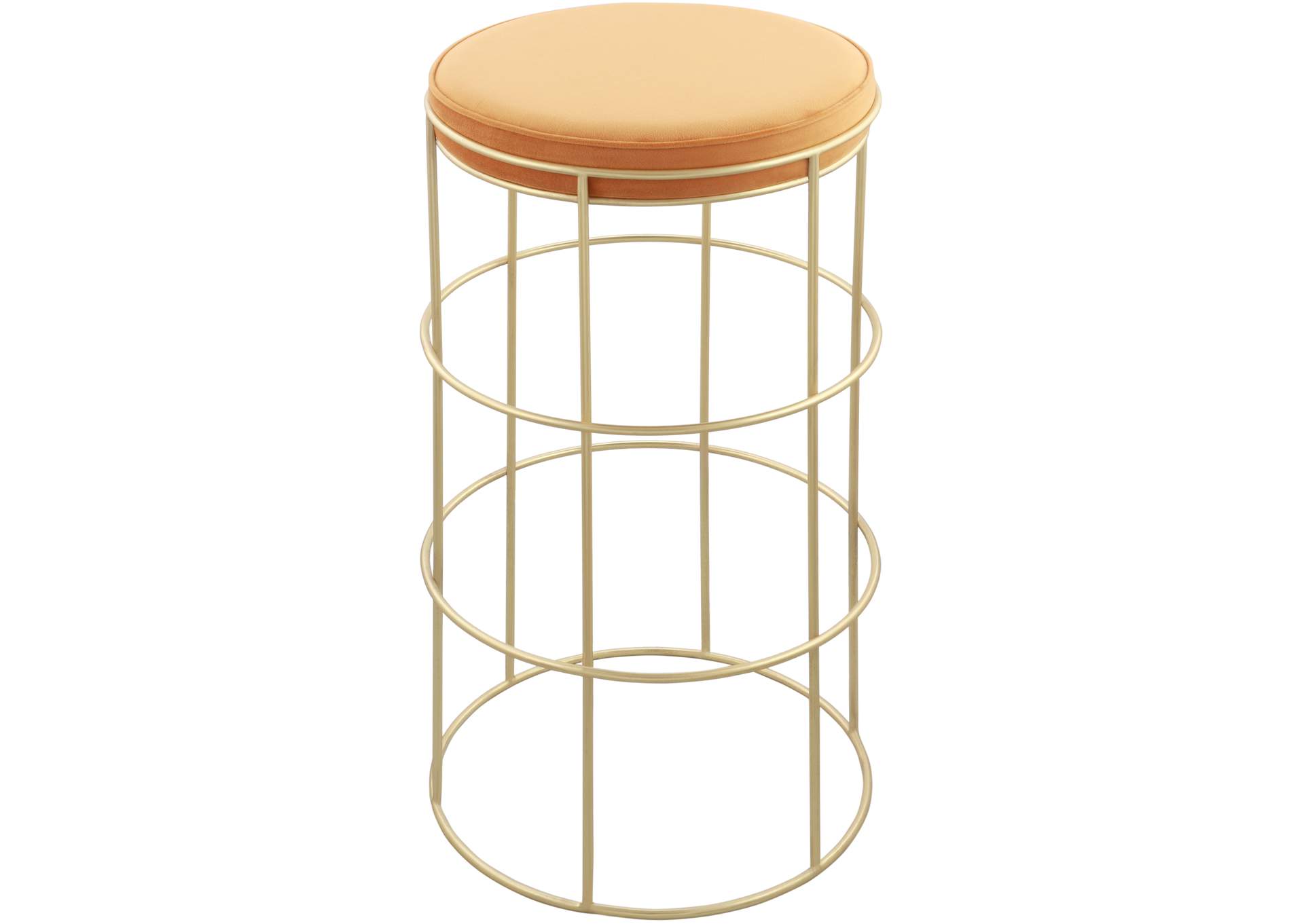 Rebar Mango Velvet Counter Stool,Meridian Furniture