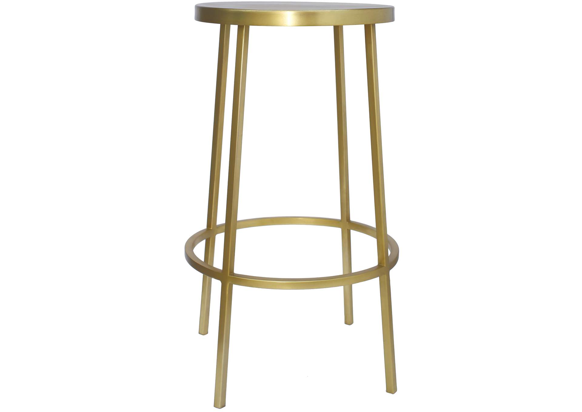 Tyson Gold Iron Counter Stool,Meridian Furniture