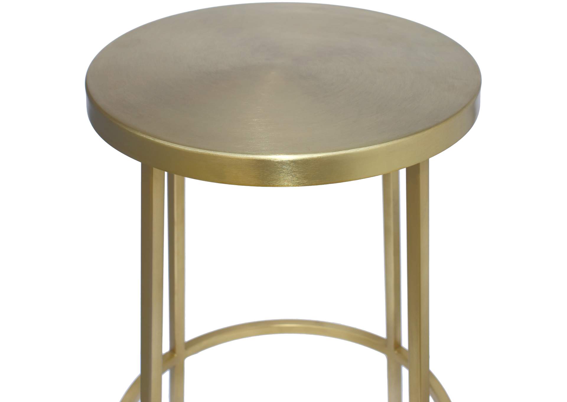 Tyson Gold Iron Counter Stool,Meridian Furniture