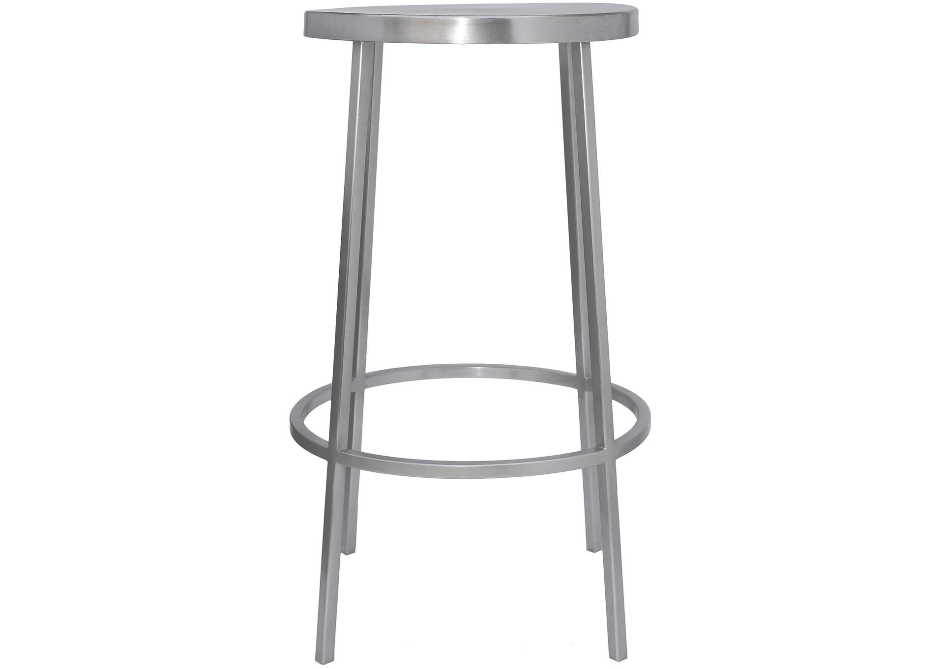 Tyson Silver Iron Counter Stool,Meridian Furniture