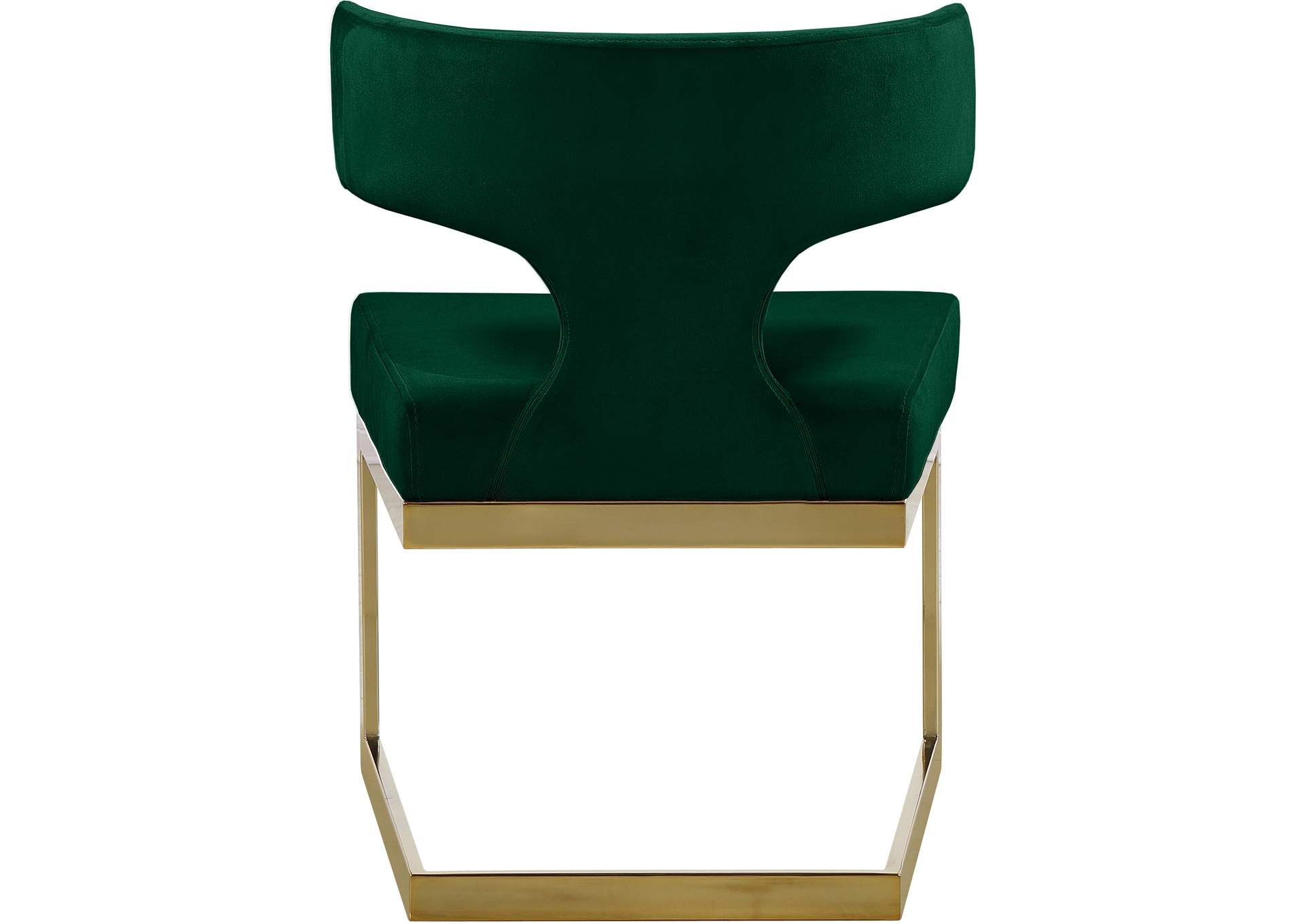 Alexandra Green Velvet Dining Chair,Meridian Furniture