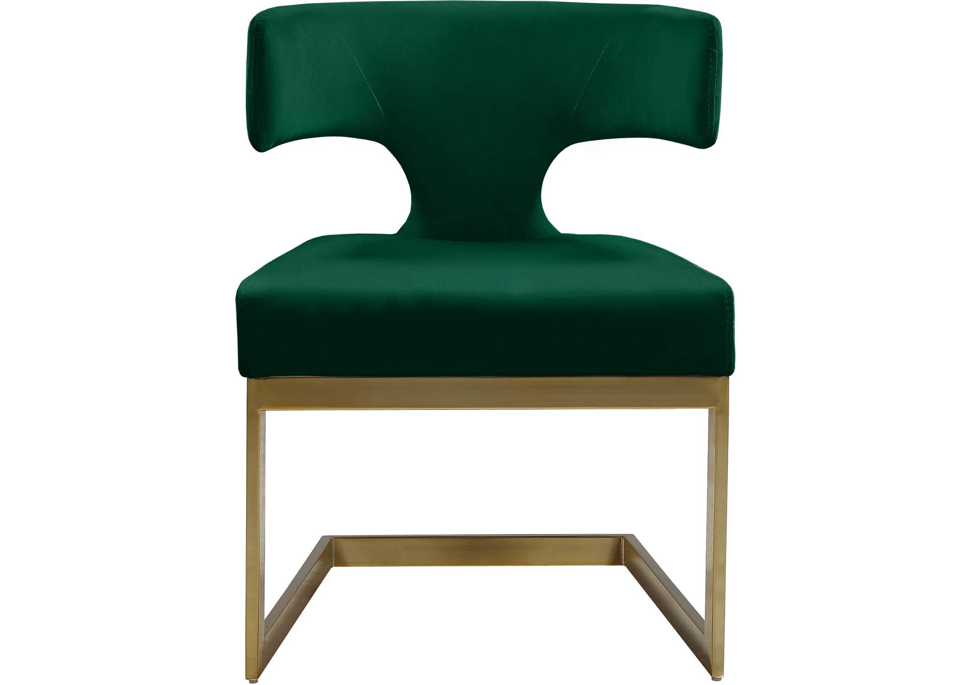 Alexandra Green Velvet Dining Chair,Meridian Furniture