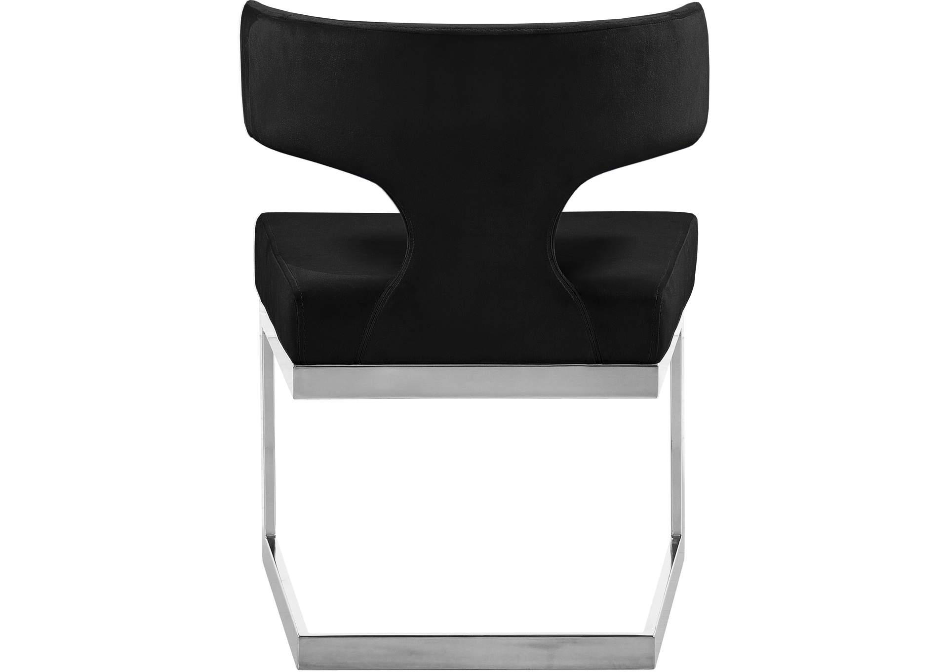 Alexandra Black Velvet Dining Chair,Meridian Furniture