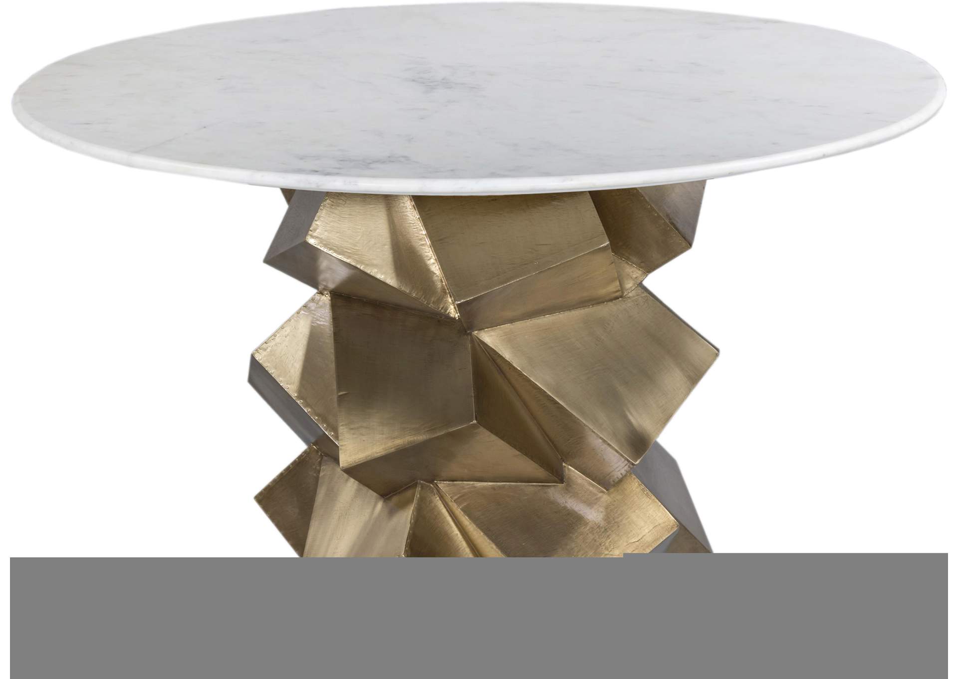 Walker White Dining Table,Meridian Furniture