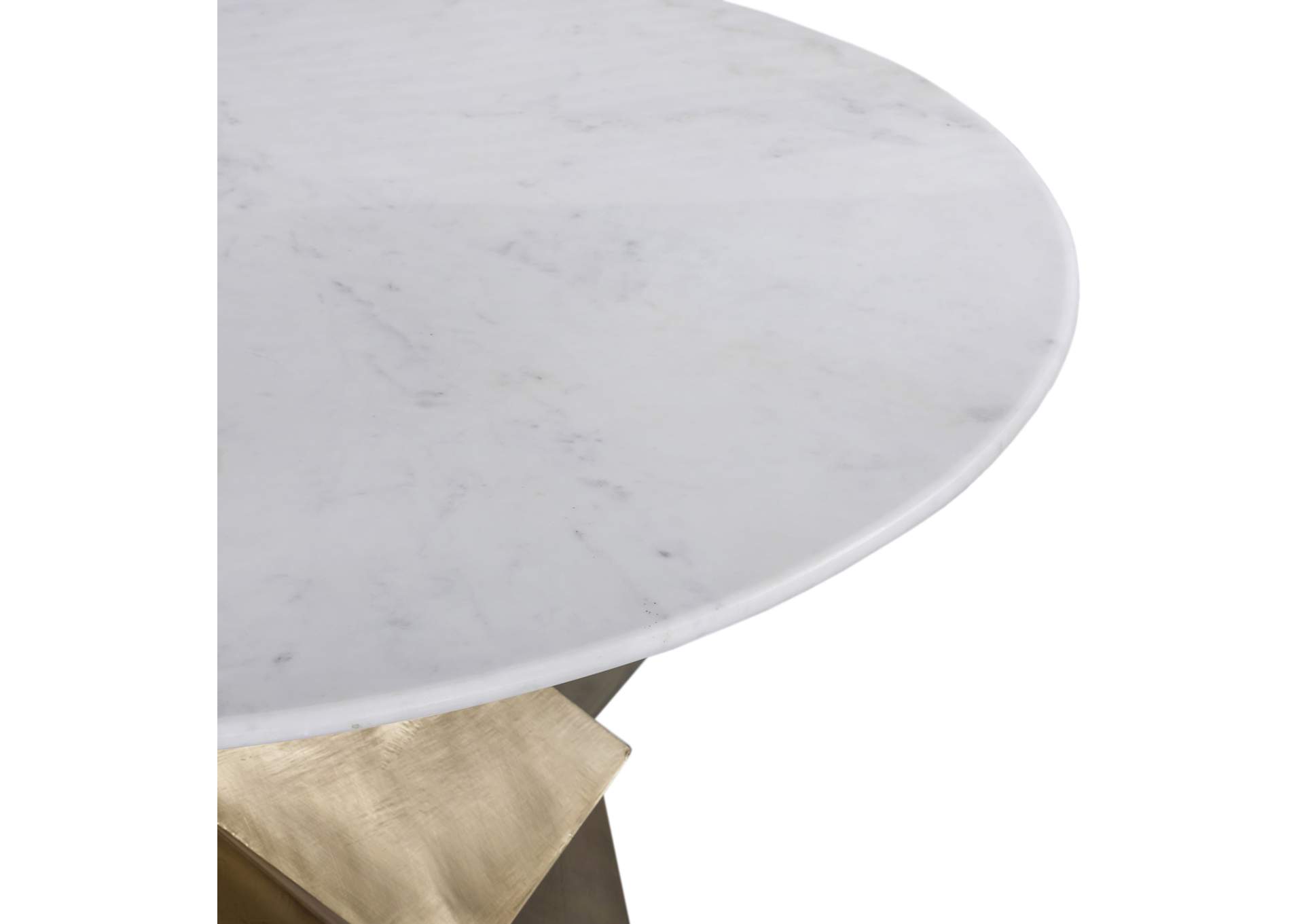 Walker White Dining Table,Meridian Furniture