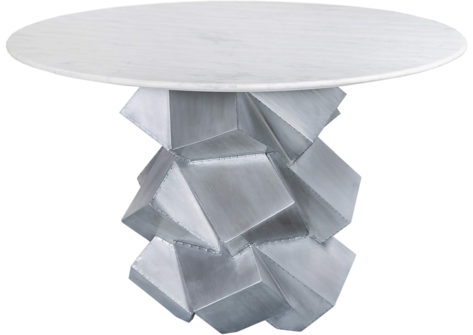 Walker White Dining Table,Meridian Furniture