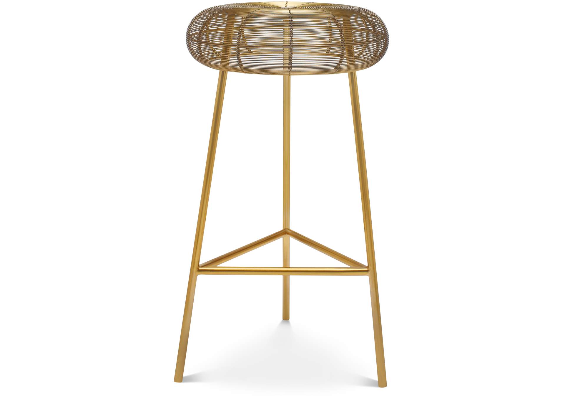 Tuscany Gold Metal Counter Stool,Meridian Furniture