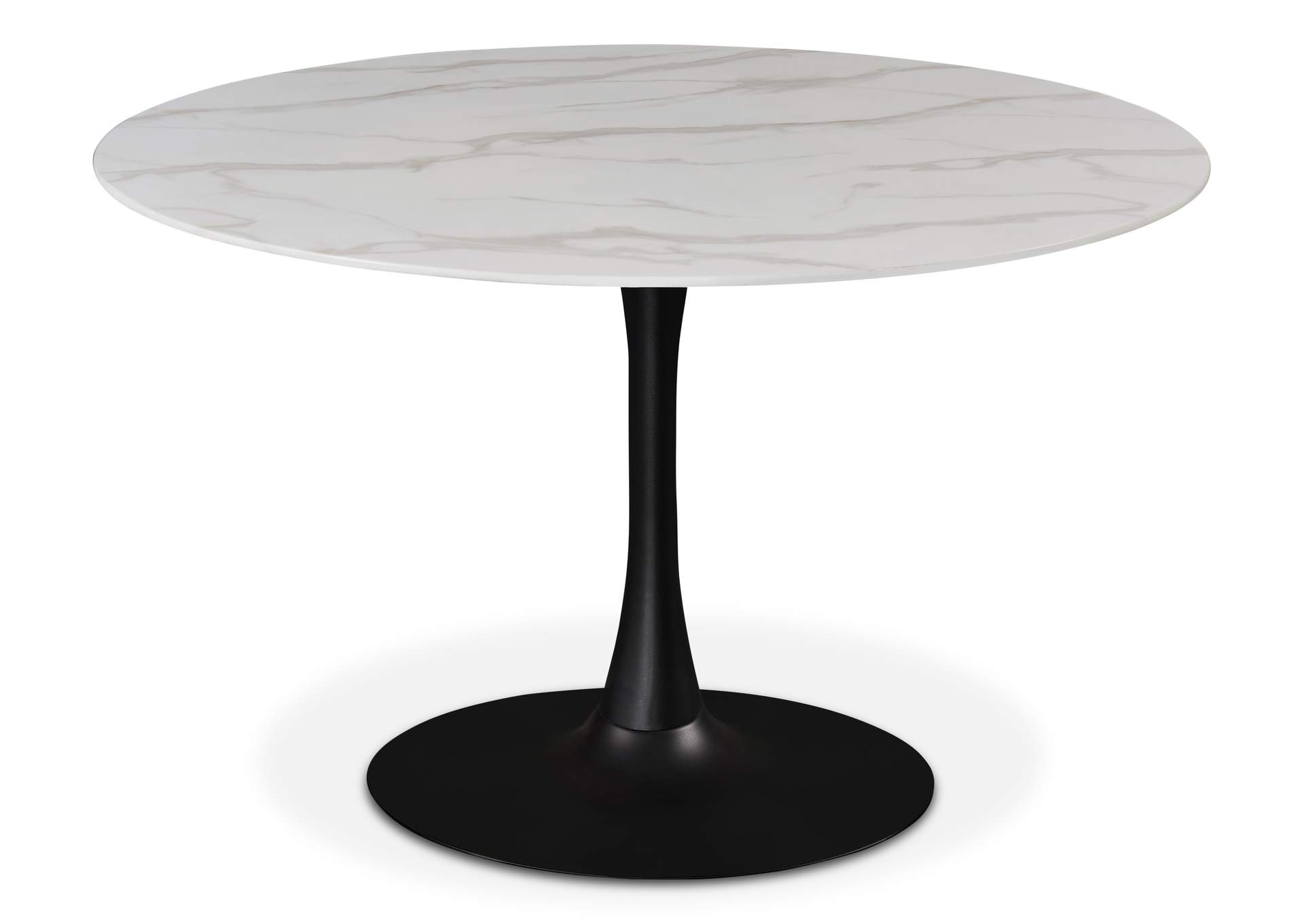 Tulip Matte Black Dining Table,Meridian Furniture