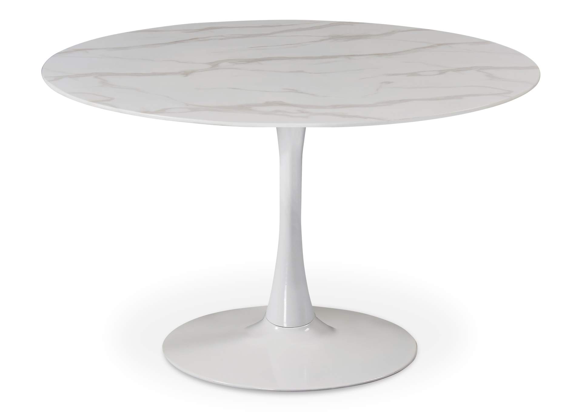 Tulip White Dining Table,Meridian Furniture