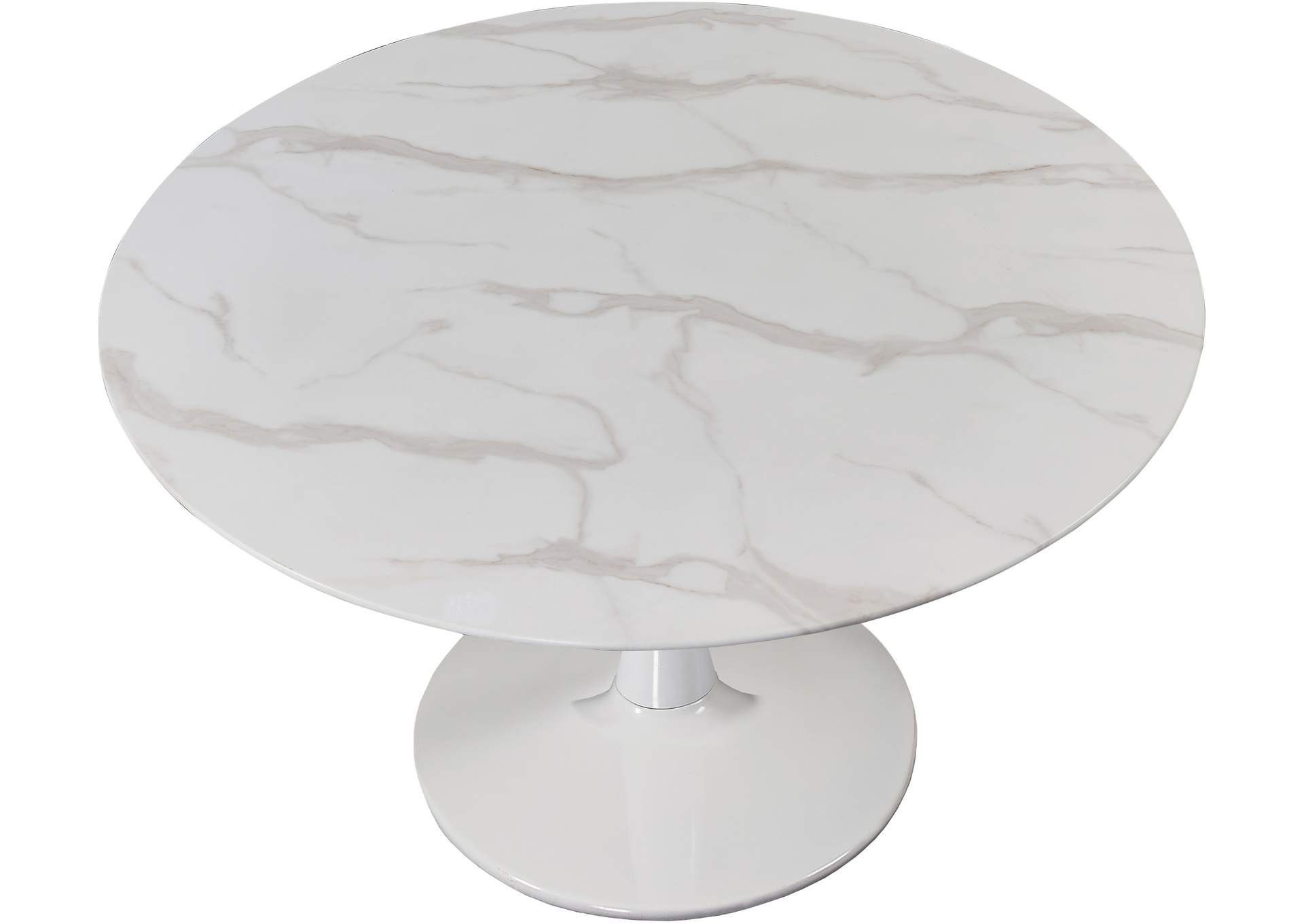 Tulip White Dining Table,Meridian Furniture