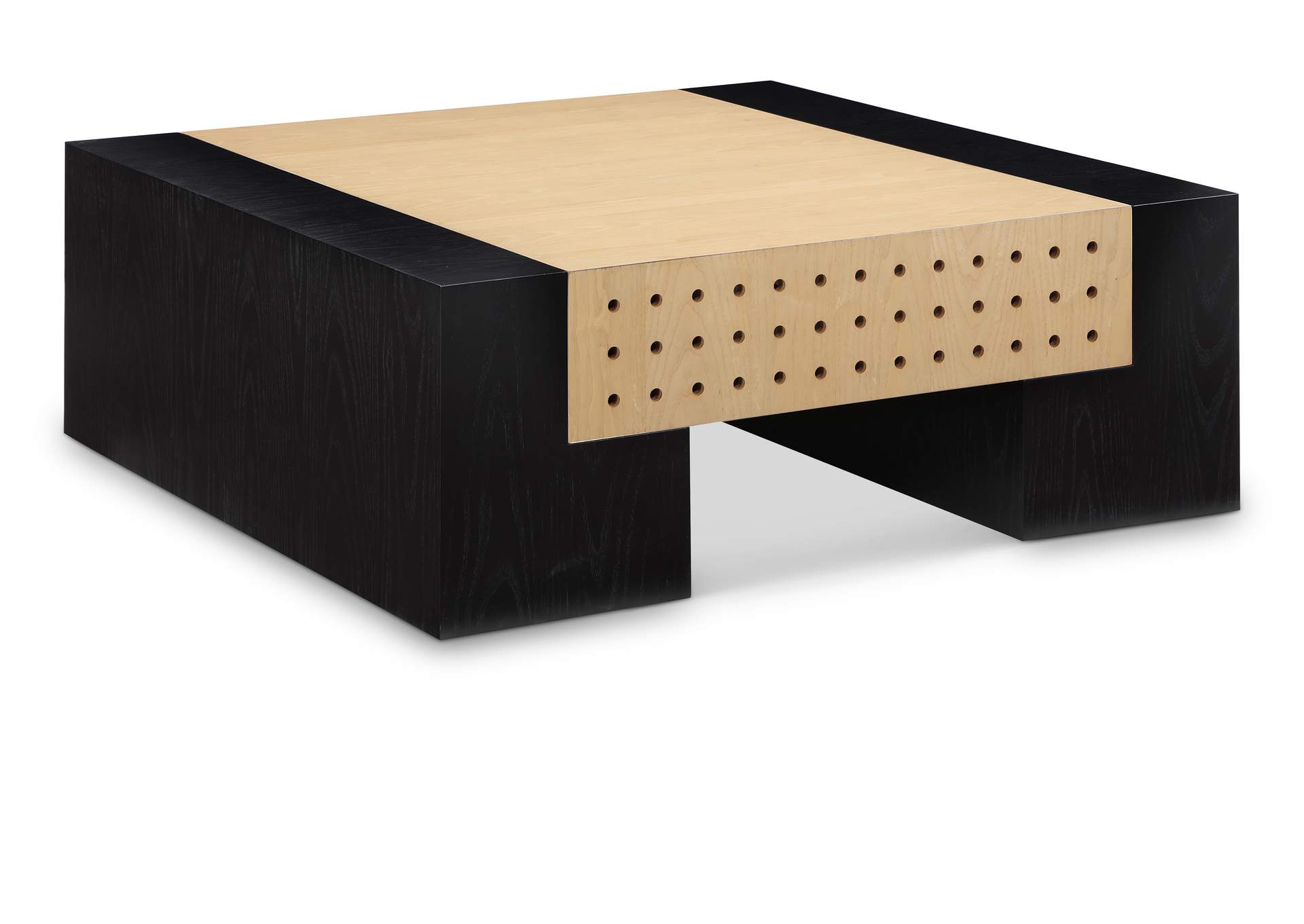 Mondrian Black Coffee Table,Meridian Furniture