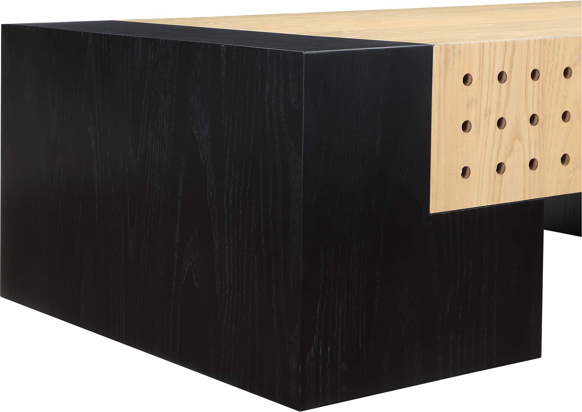 Mondrian Black Coffee Table,Meridian Furniture