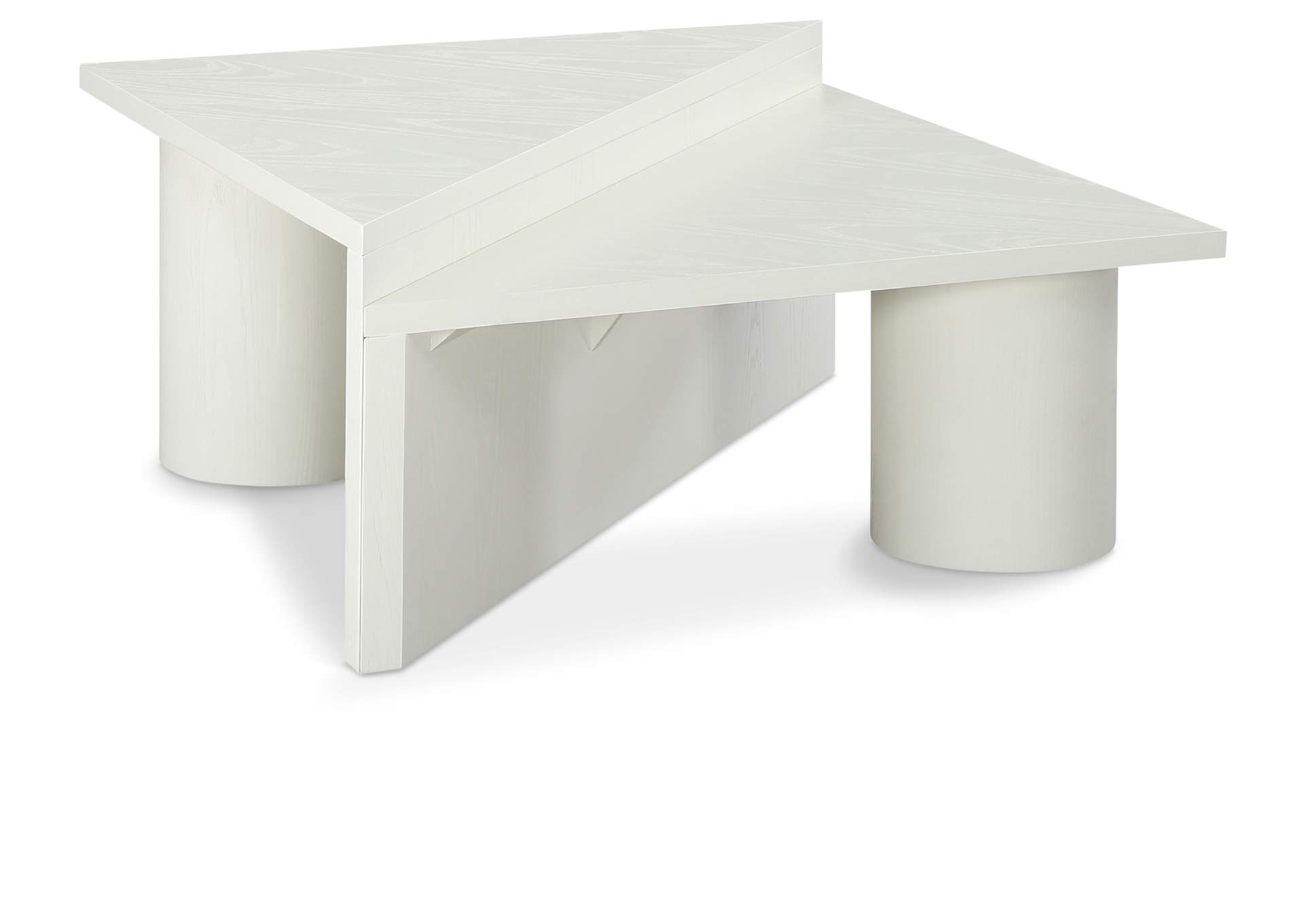 Pavillion White Coffee Table,Meridian Furniture