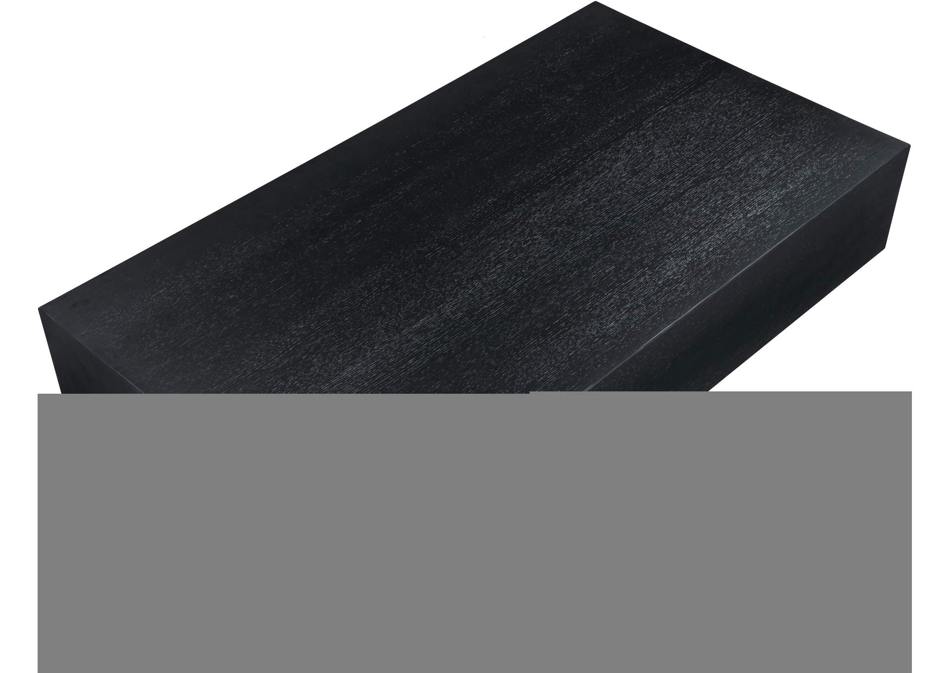 Ottoman Black Coffee Table,Meridian Furniture