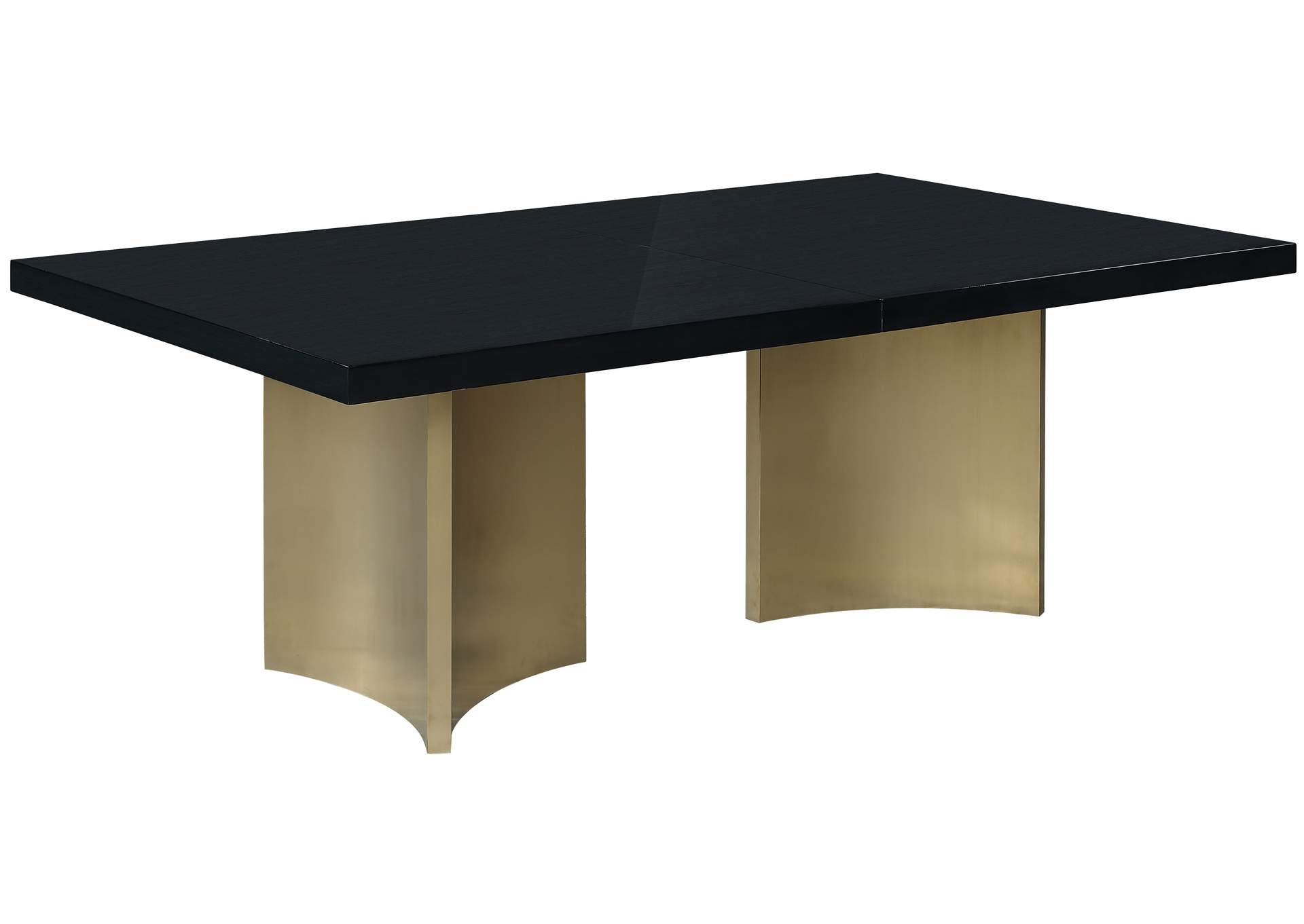 Immerse Black Dining Table (3 Boxes),Meridian Furniture