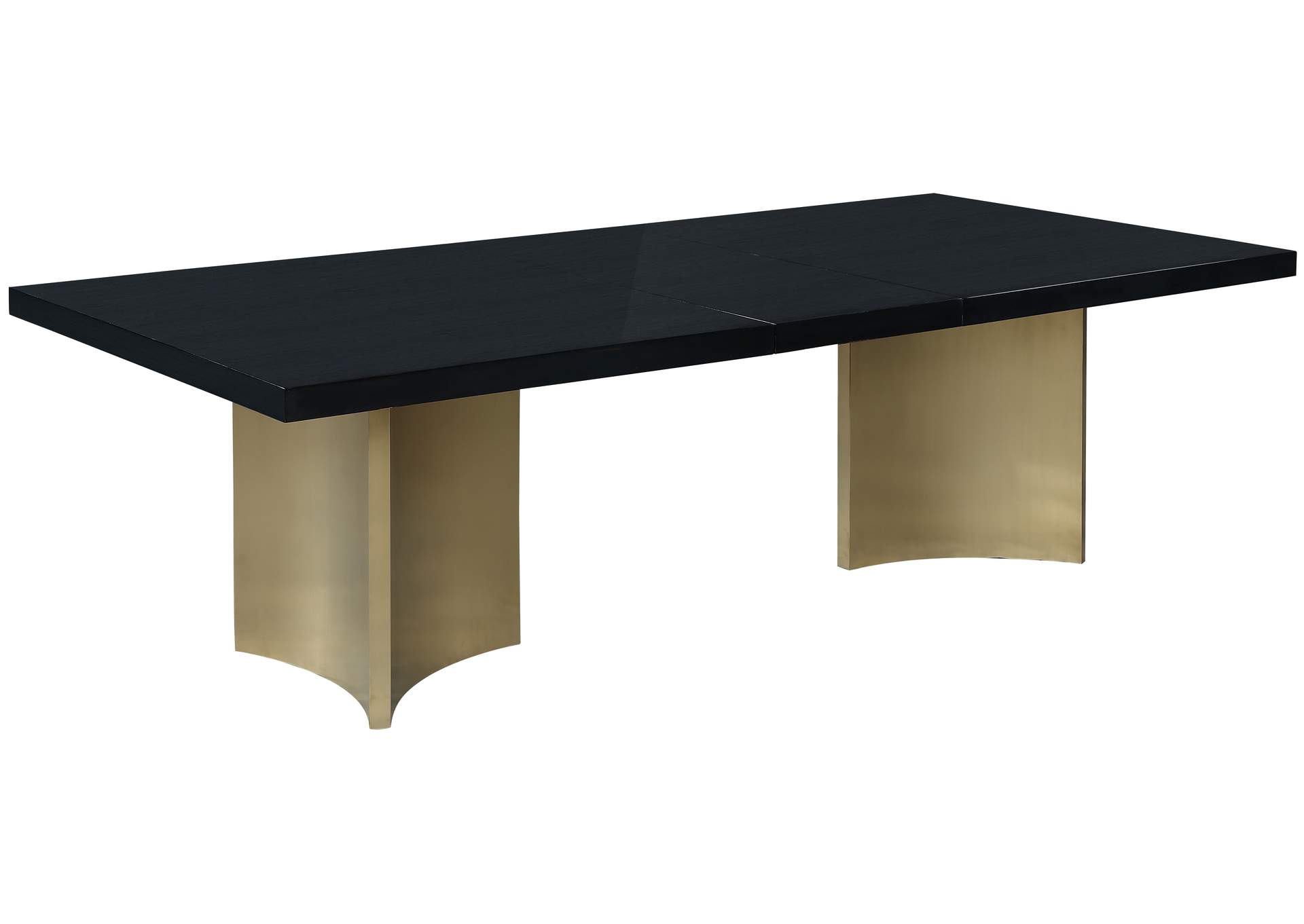 Immerse Black Dining Table (3 Boxes),Meridian Furniture