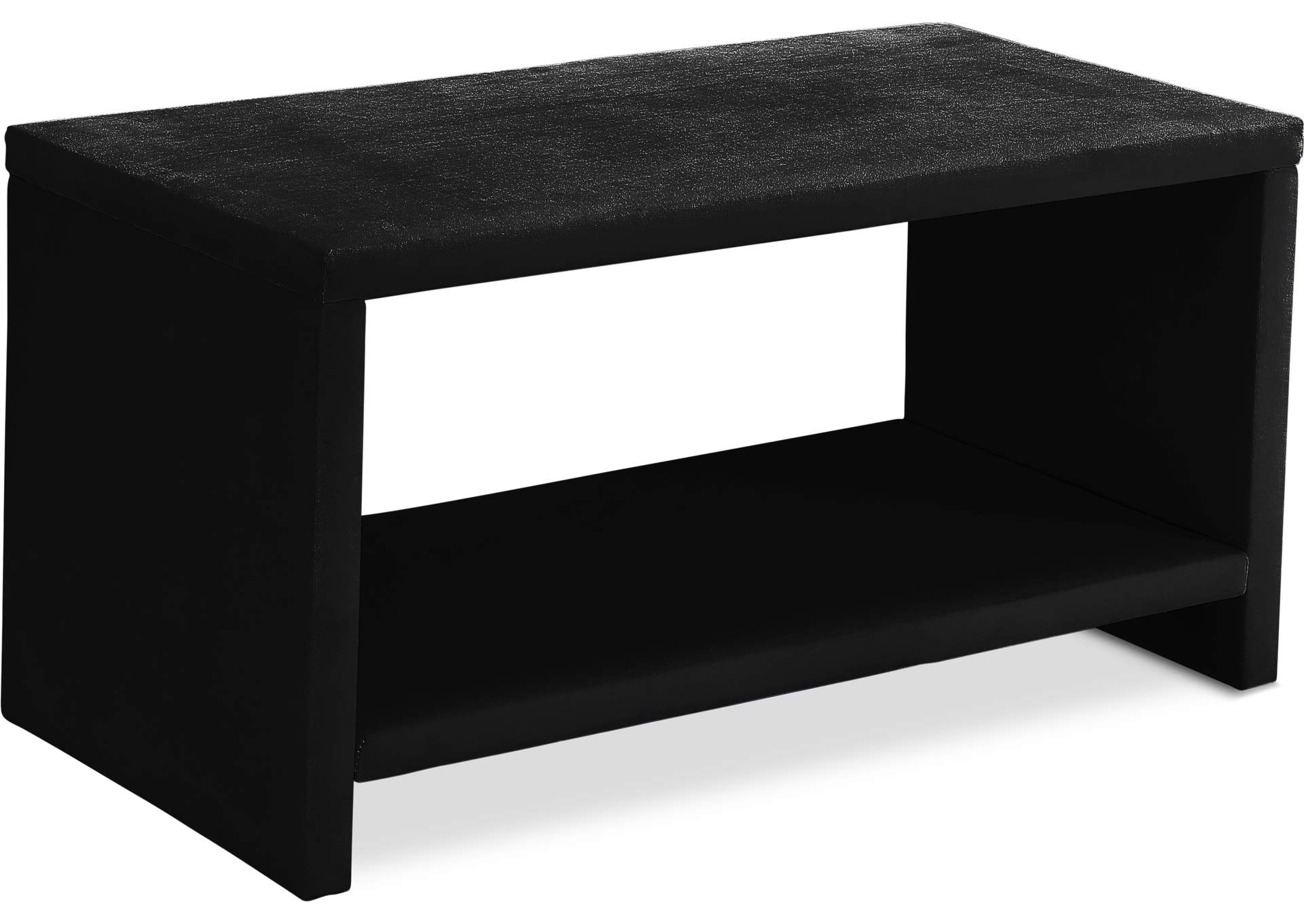 Cleo Black Velvet Night Stand,Meridian Furniture